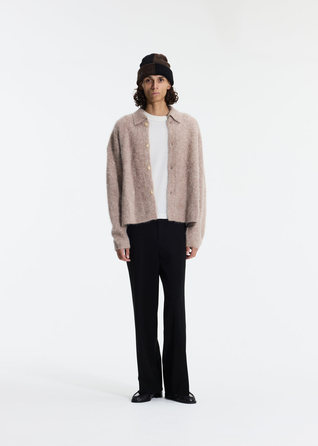 ALPACA KNIT SHIRT