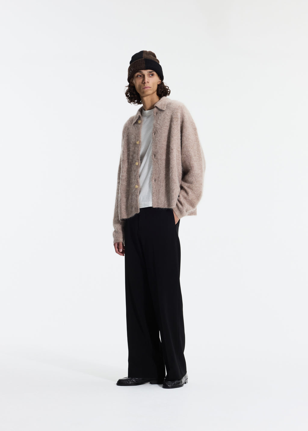 ALPACA KNIT SHIRT