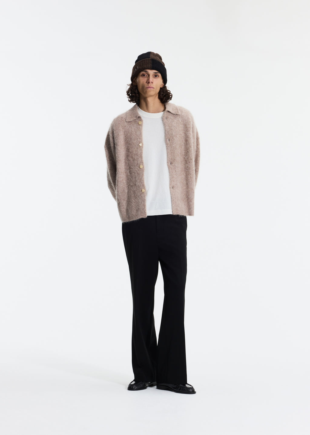 ALPACA KNIT SHIRT