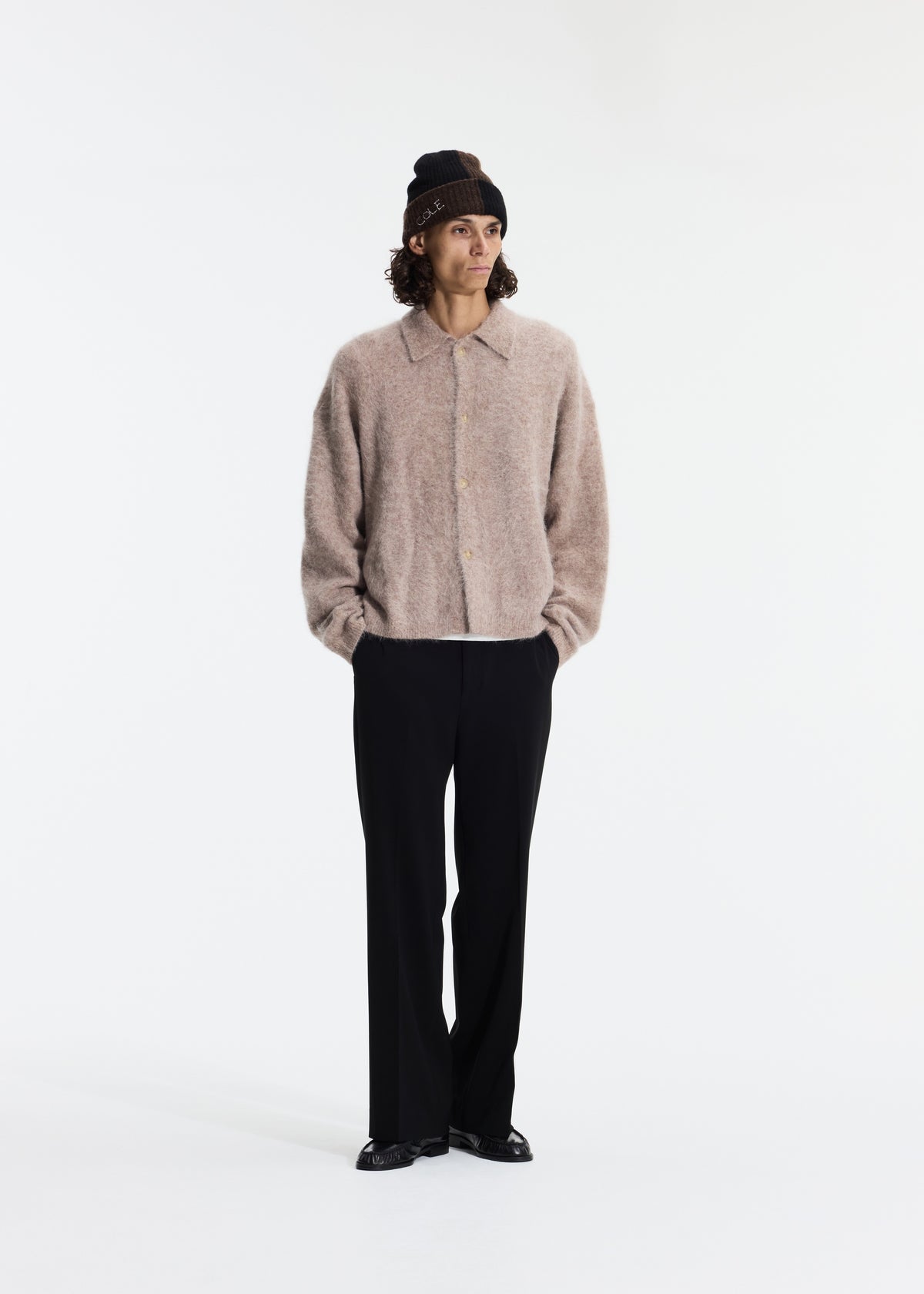 ALPACA KNIT SHIRT