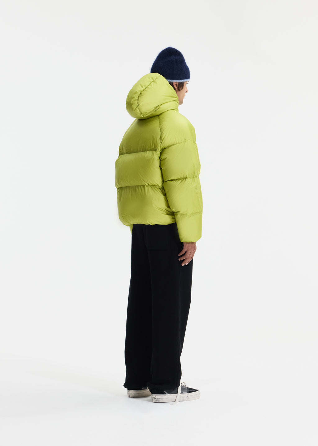 TRANSLUCENT HOODED DOWN JACKET