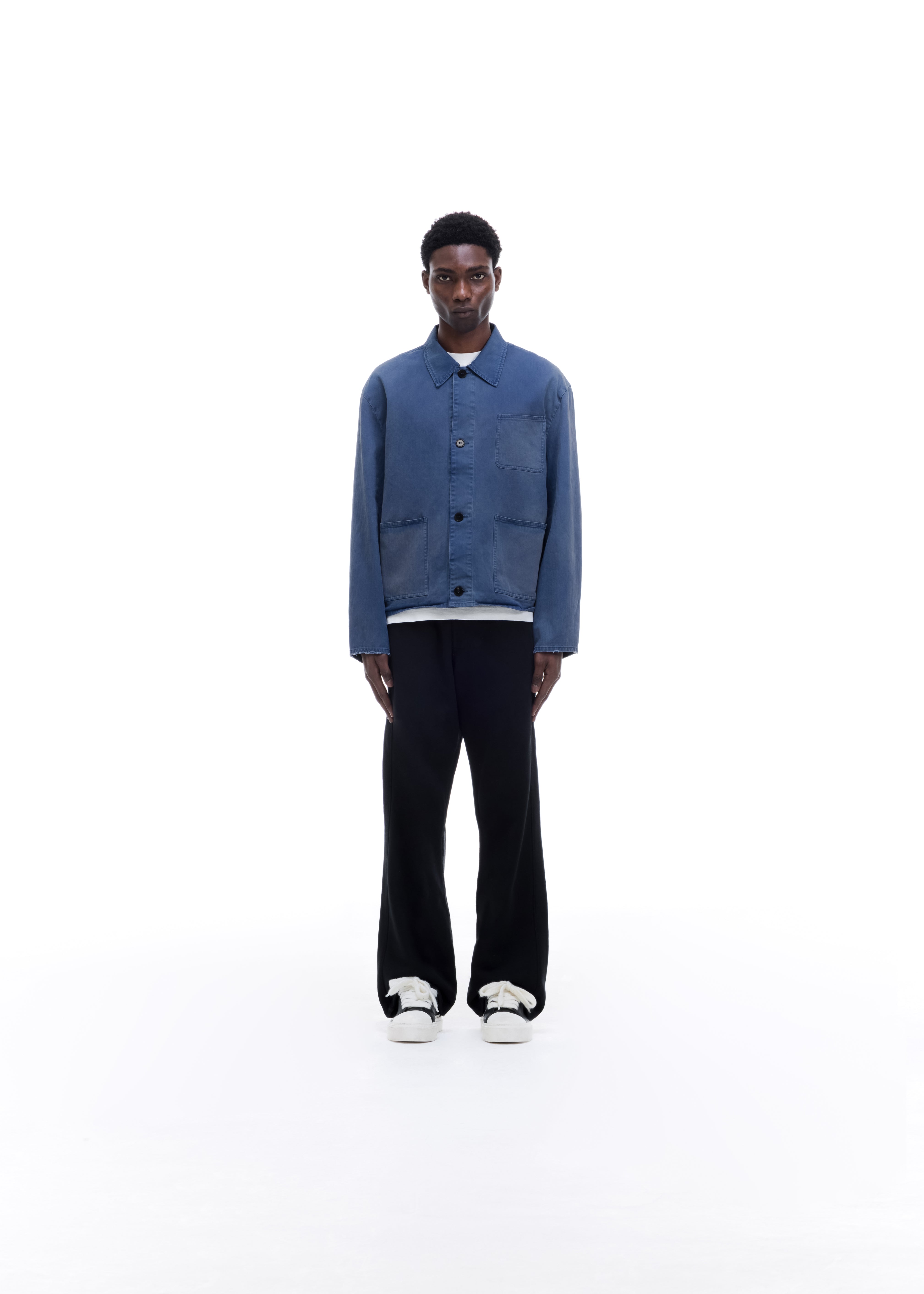Cotton Chore Jacket in Blue | Cole Buxton SS26