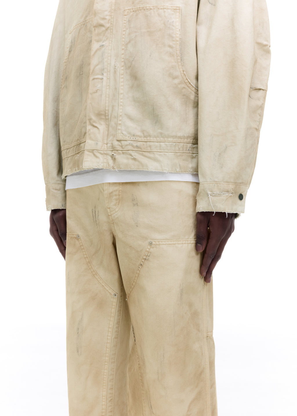 DIRTY DOUBLE KNEE CARPENTER PANTS