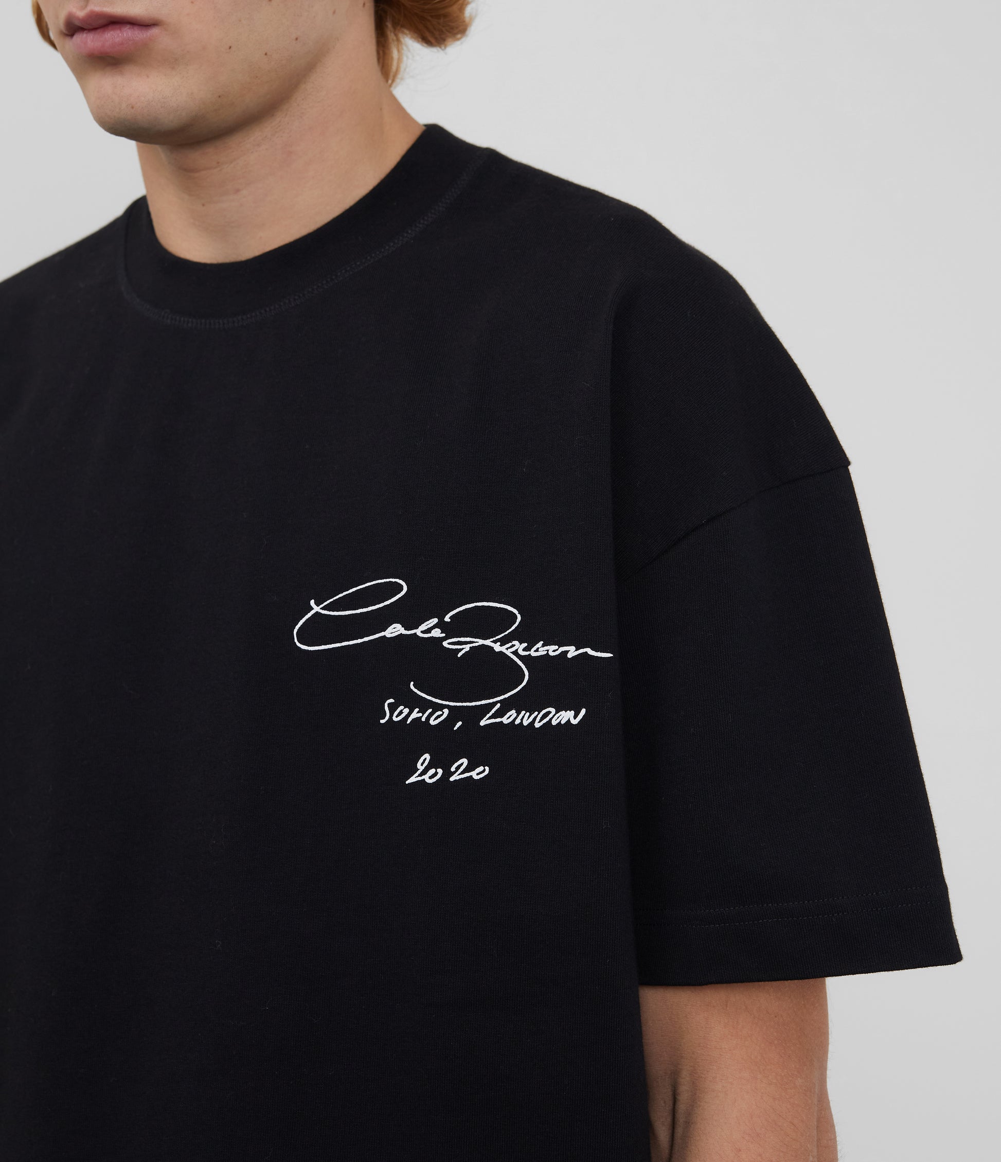 Cole Buxton | Signature T-Shirt | Mens | Cotton | Black
