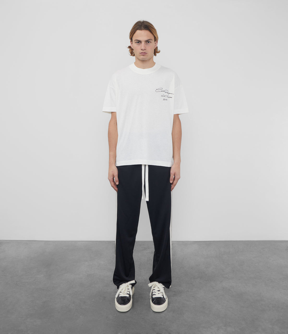 Cole Buxton | Vintage Signature T-Shirt | Mens | Cotton | Vintage White