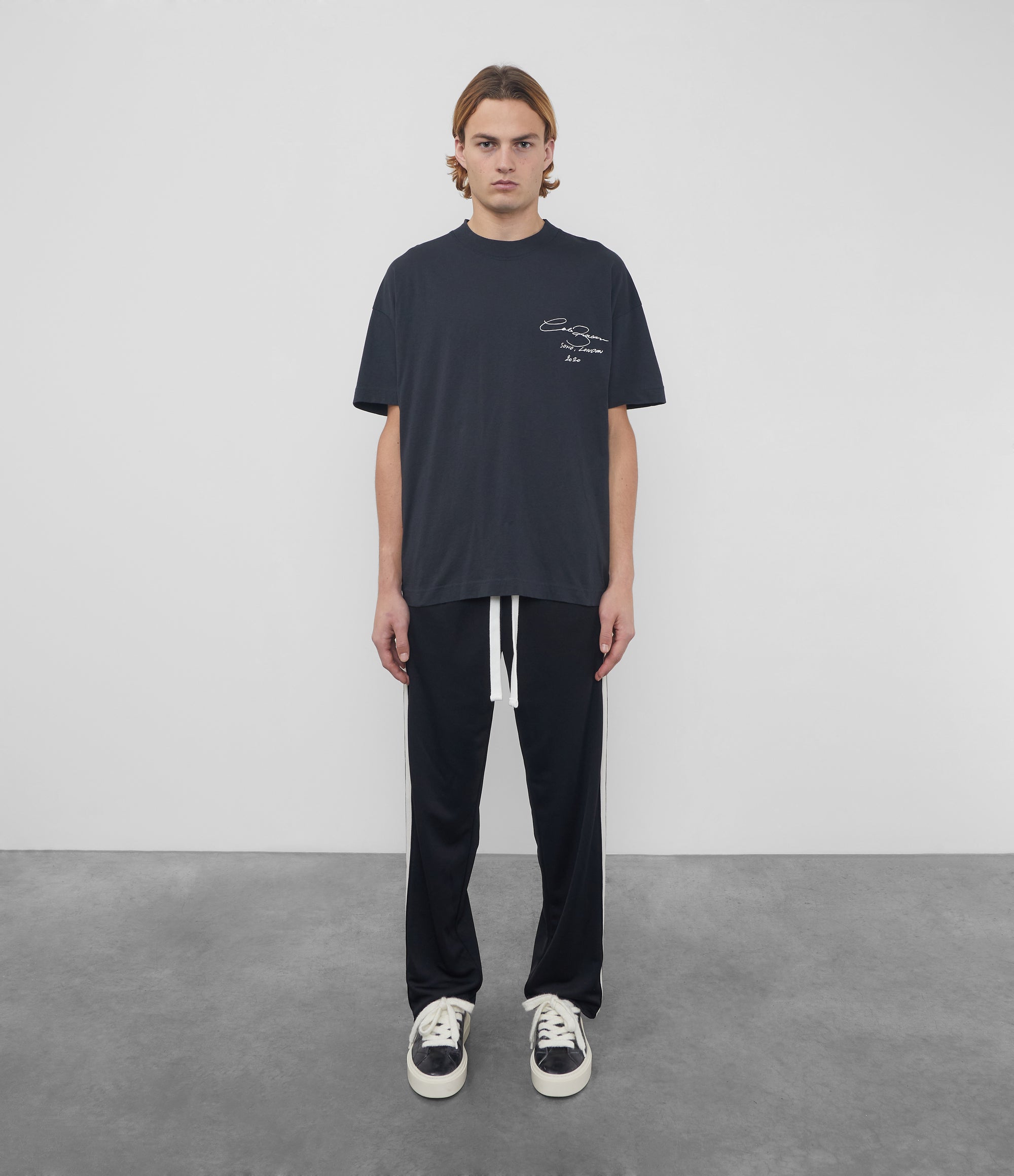 Cole Buxton | Vintage Signature T-Shirt | Mens | Cotton | Vintage Black