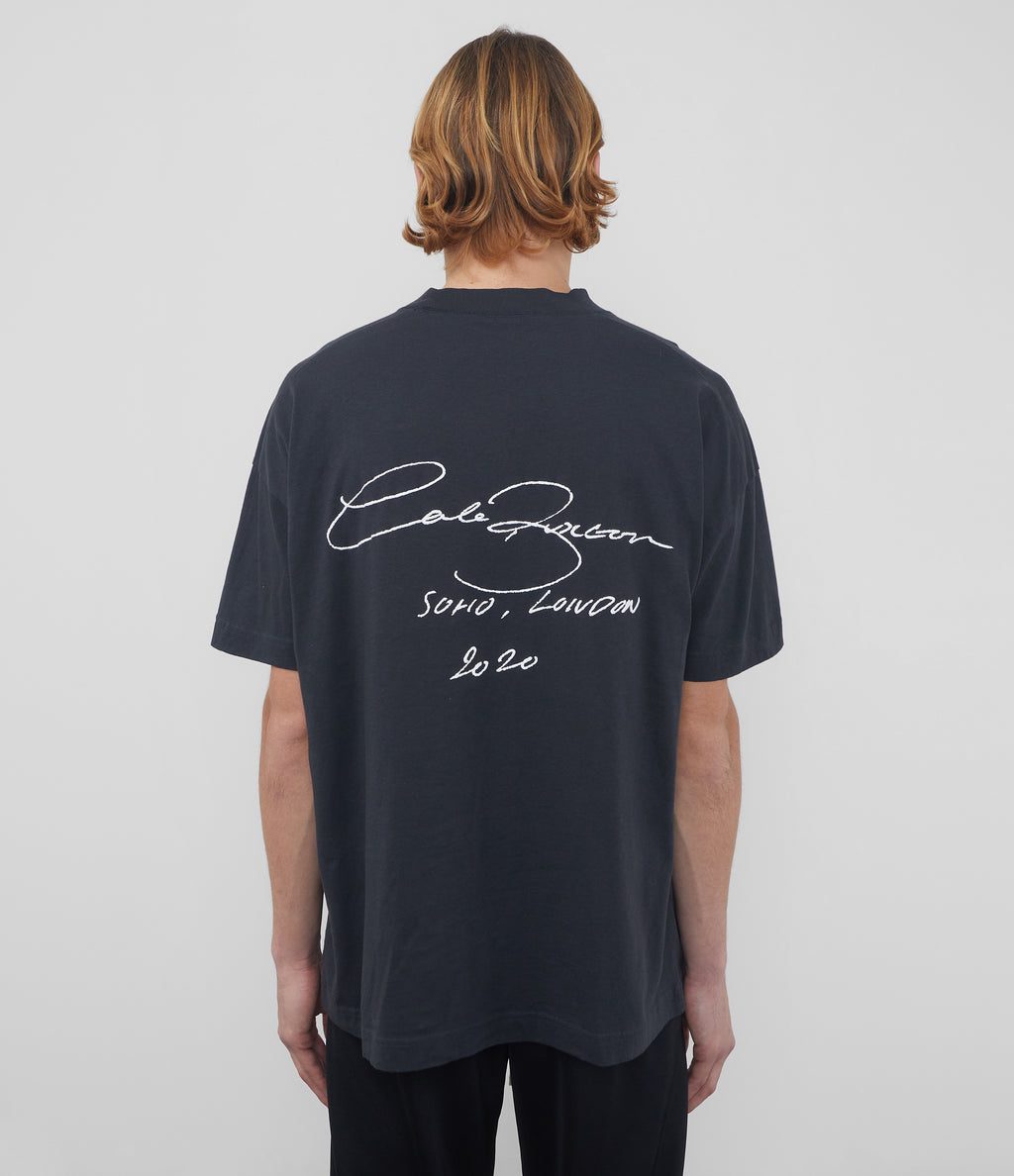 Cole Buxton | Vintage Signature T-Shirt | Mens | Cotton | Vintage Black