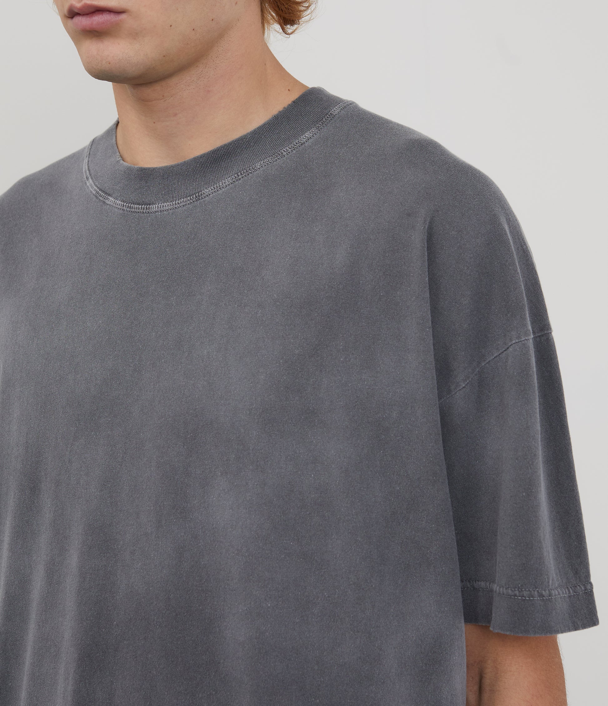 Cole Buxton | Distressed Lightweight T-Shirt | Unisex | Cotton | Washed Black