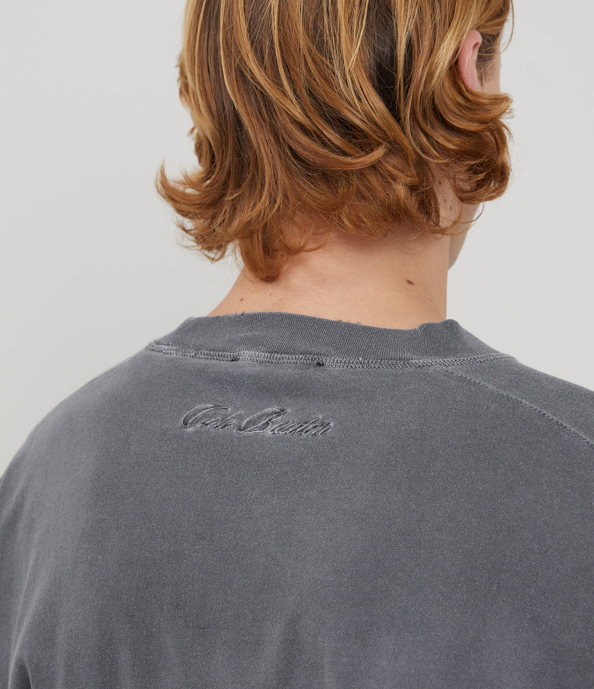 Cole Buxton | Distressed Lightweight T-Shirt | Unisex | Cotton | Washed Black