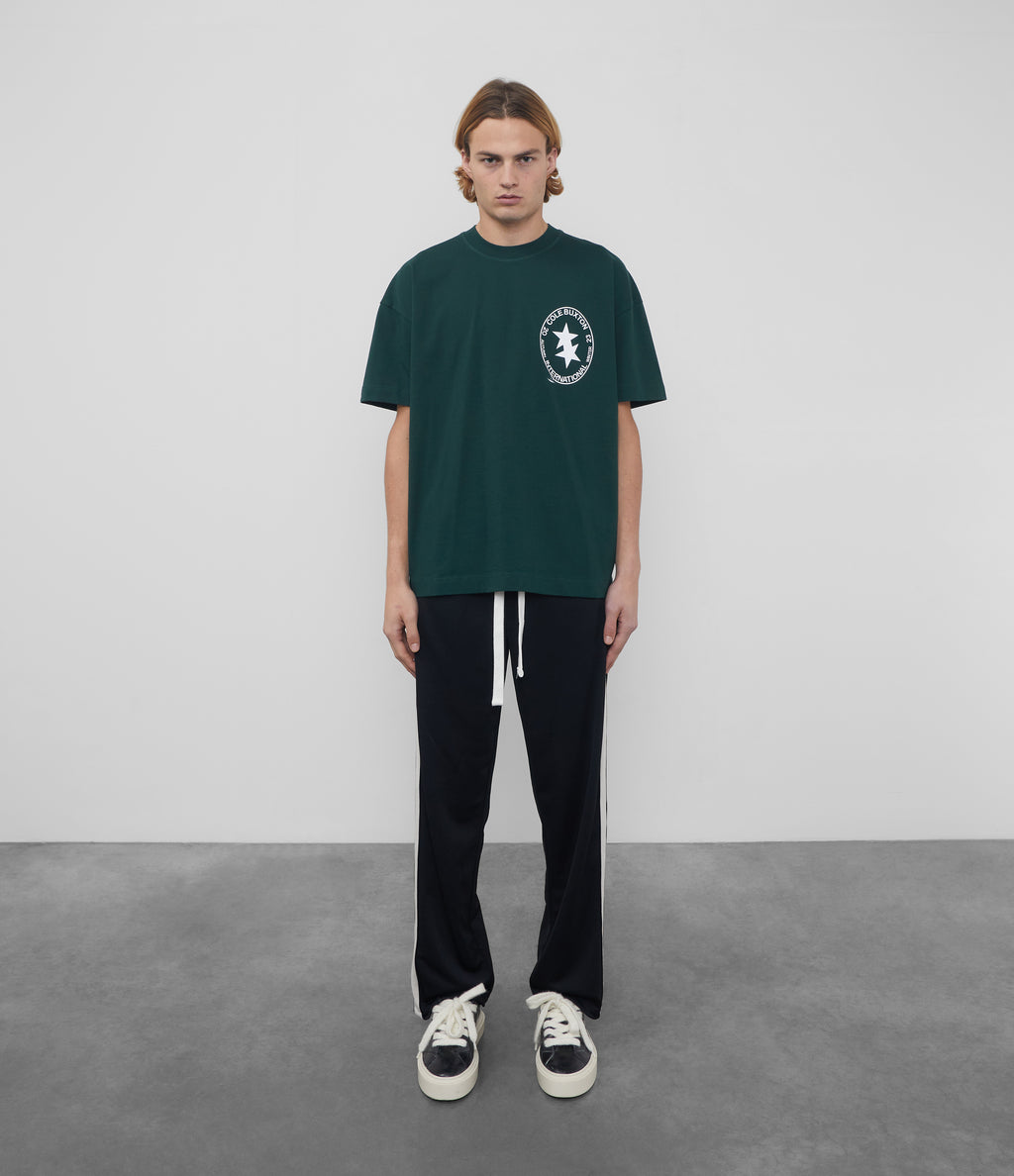 Cole Buxton | International Crest T-Shirt | Mens | Cotton | Forest Green