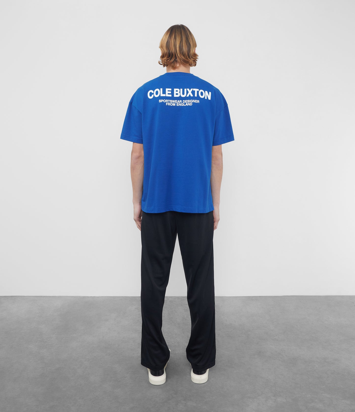 Cole Buxton | Sportswear T-Shirt | Mens | Cotton | Cobalt Blue