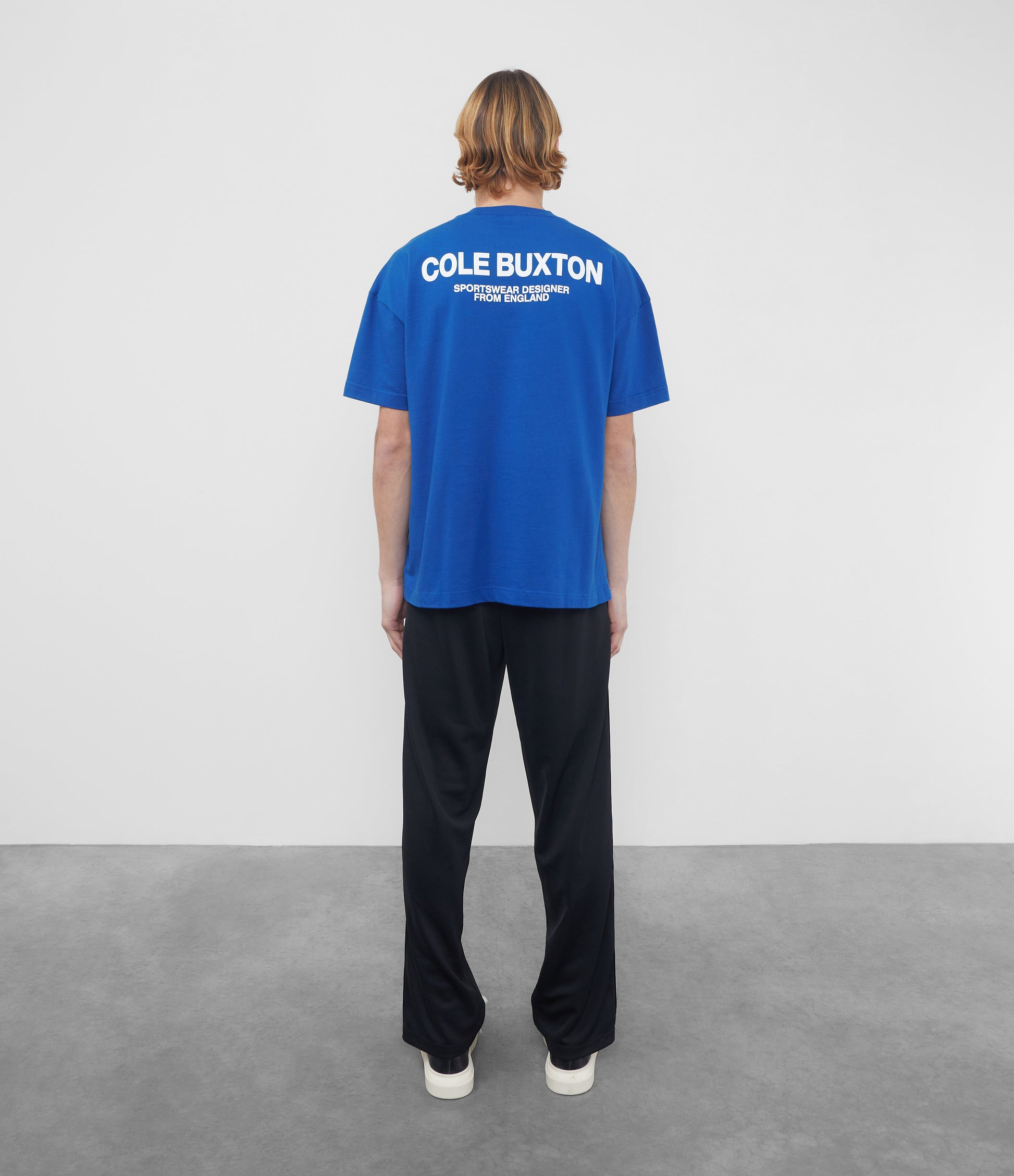 Cole Buxton | Sportswear T-Shirt | Mens | Cotton | Cobalt Blue
