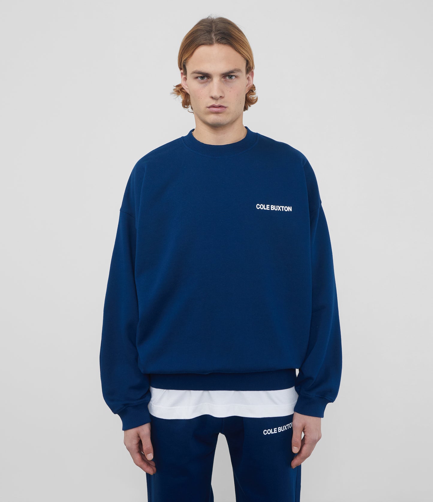 Cole Buxton | Sportswear Sweatshirt | Mens | Cotton | Navy Blue