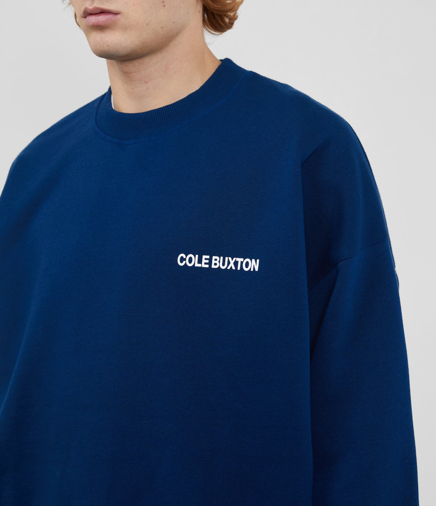 Cole Buxton | Sportswear Sweatshirt | Mens | Cotton | Navy Blue