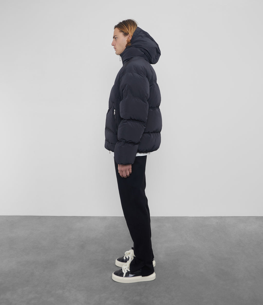 Cole Buxton | Insulated Hooded Jacket | Mens | Nylon | Black