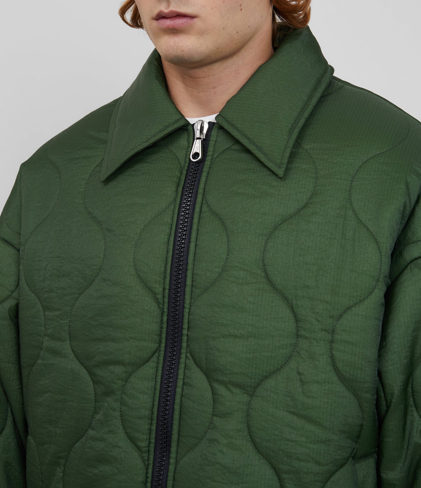 QUILTED RIPSTOP OVERSHIRT