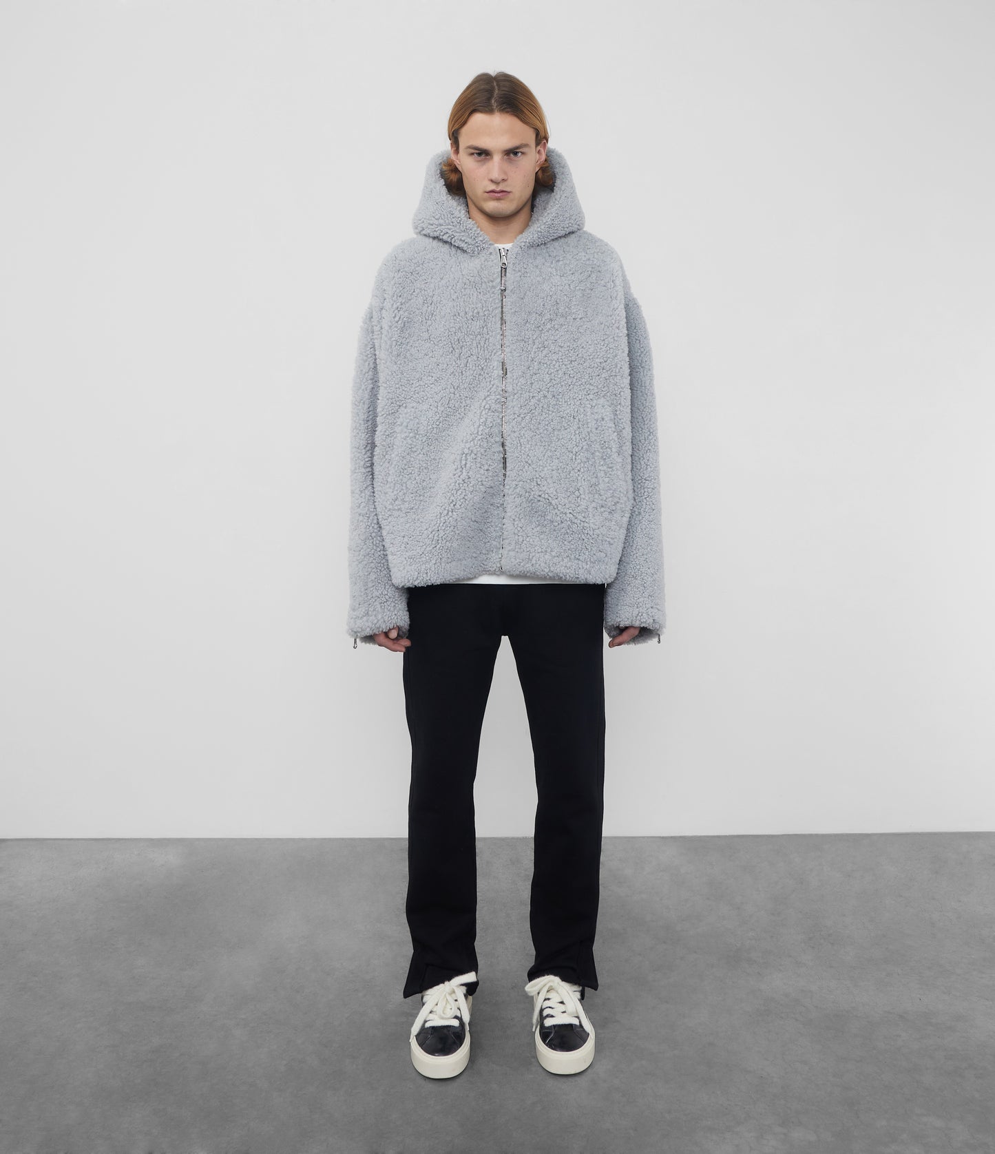 CB HOODED SHEARLING JACKET