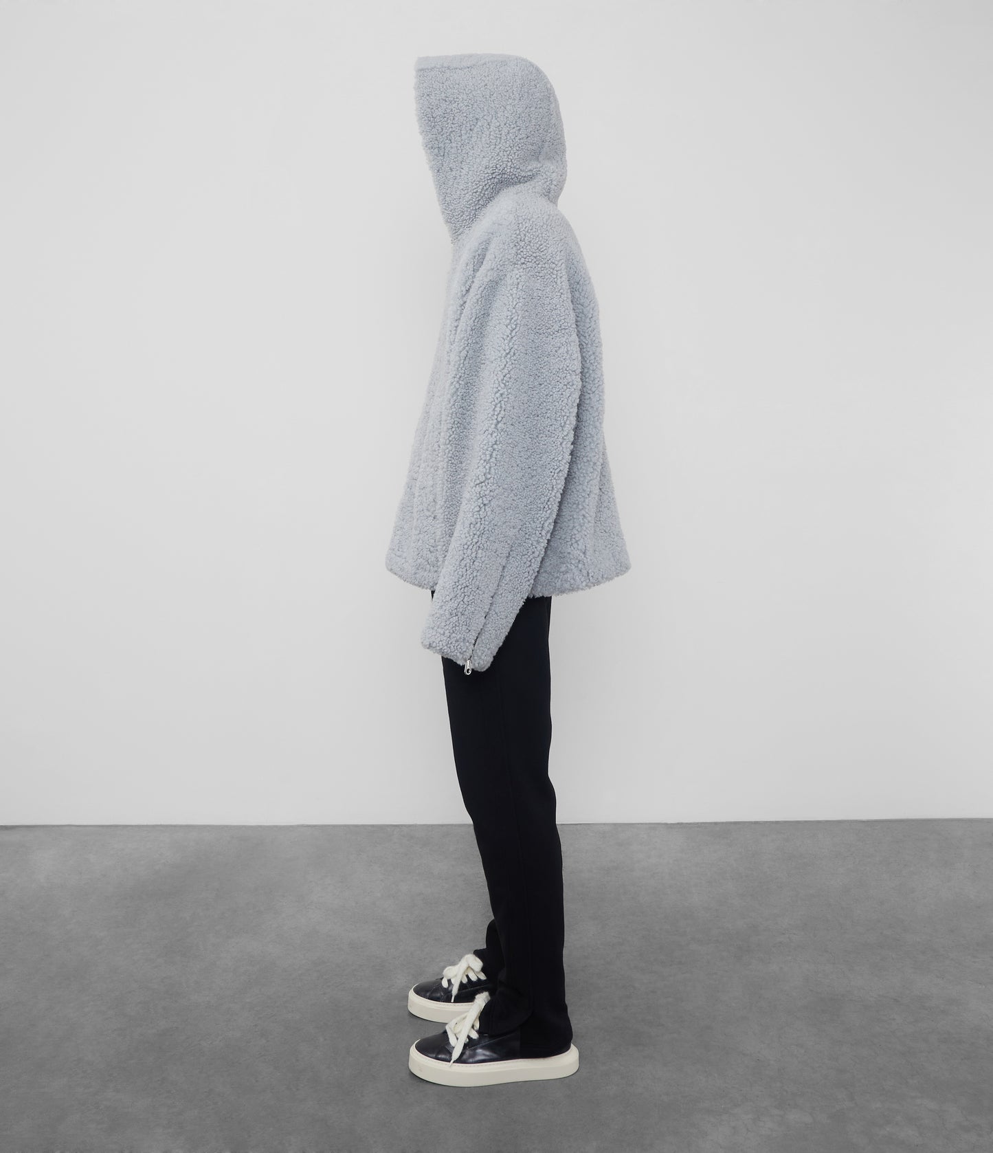 CB HOODED SHEARLING JACKET
