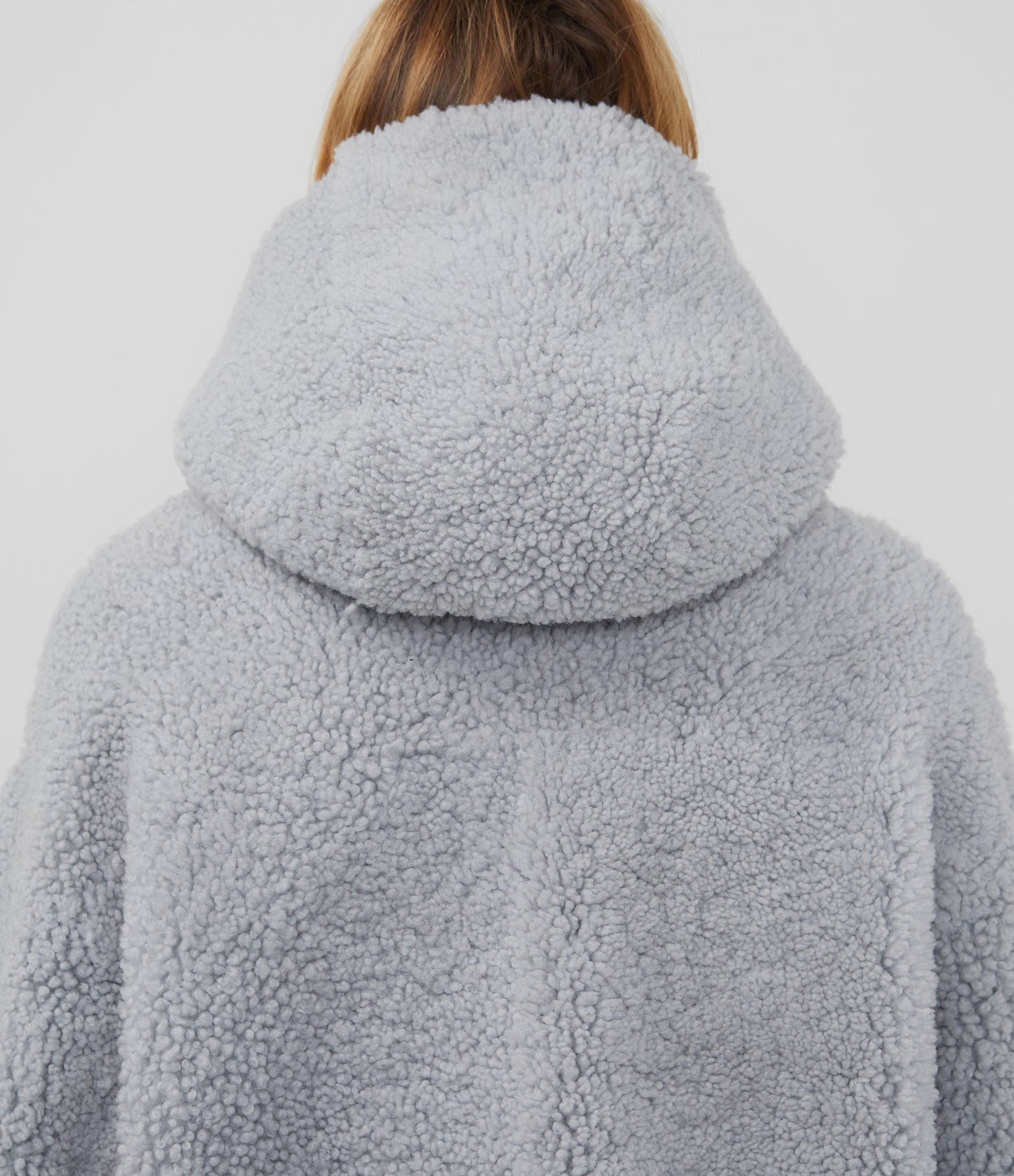 CB HOODED SHEARLING JACKET