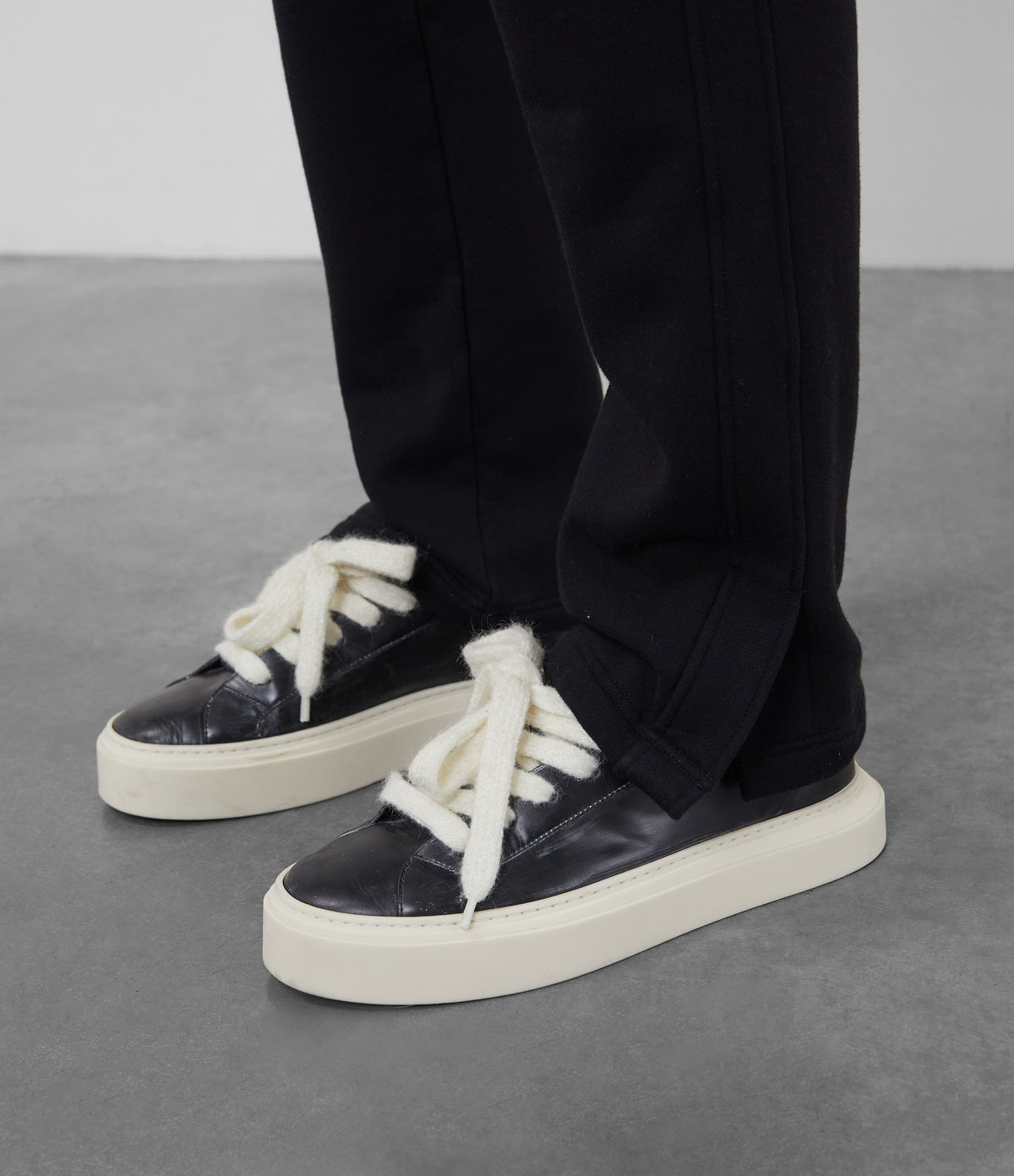 Cole Buxton | Split Pants | Mens | Cotton | Black