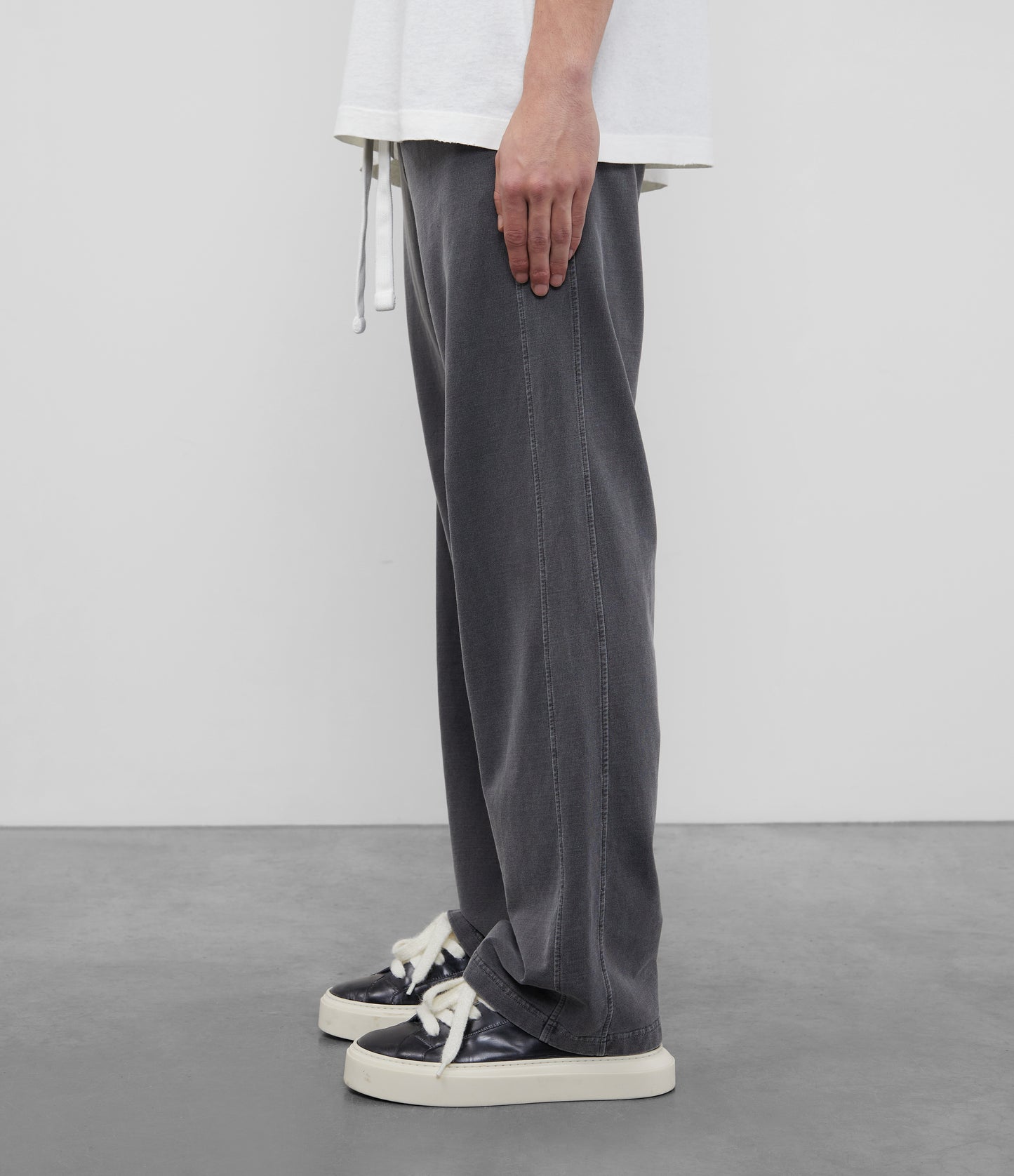Cole Buxton | Lounge Sweatpants | Mens | Cotton | Washed Black