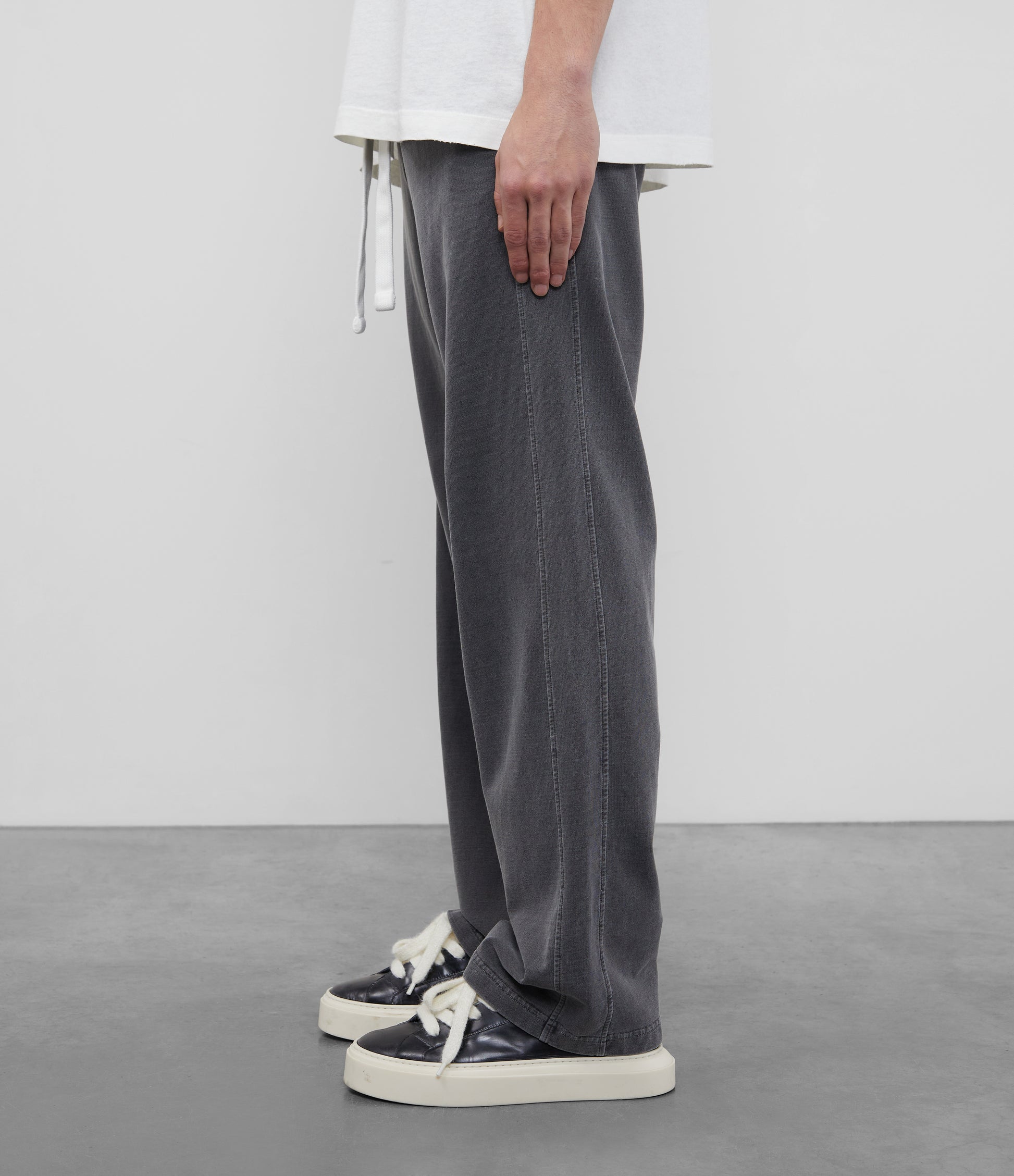 Cole Buxton | Lounge Sweatpants | Mens | Cotton | Washed Black
