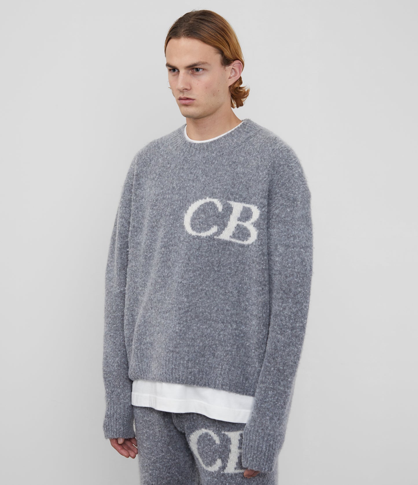 COLE BUXTON LOGO KNIT SWEATER Cole Buxton
