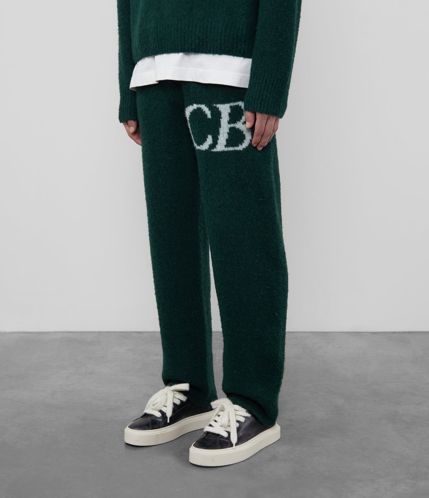 CB LOGO KNIT PANTS