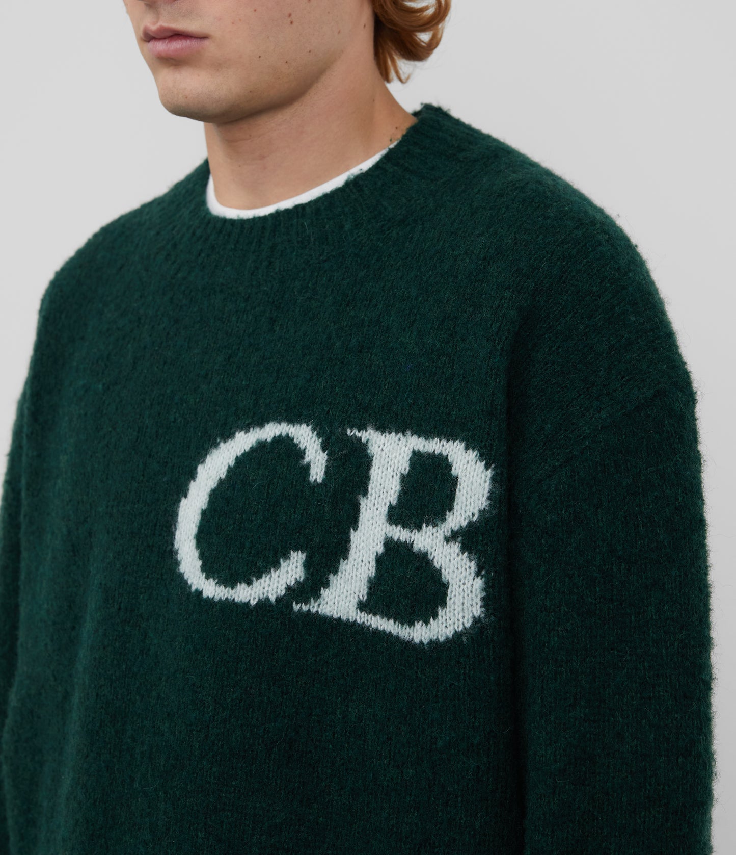 CB LOGO KNIT SWEATER