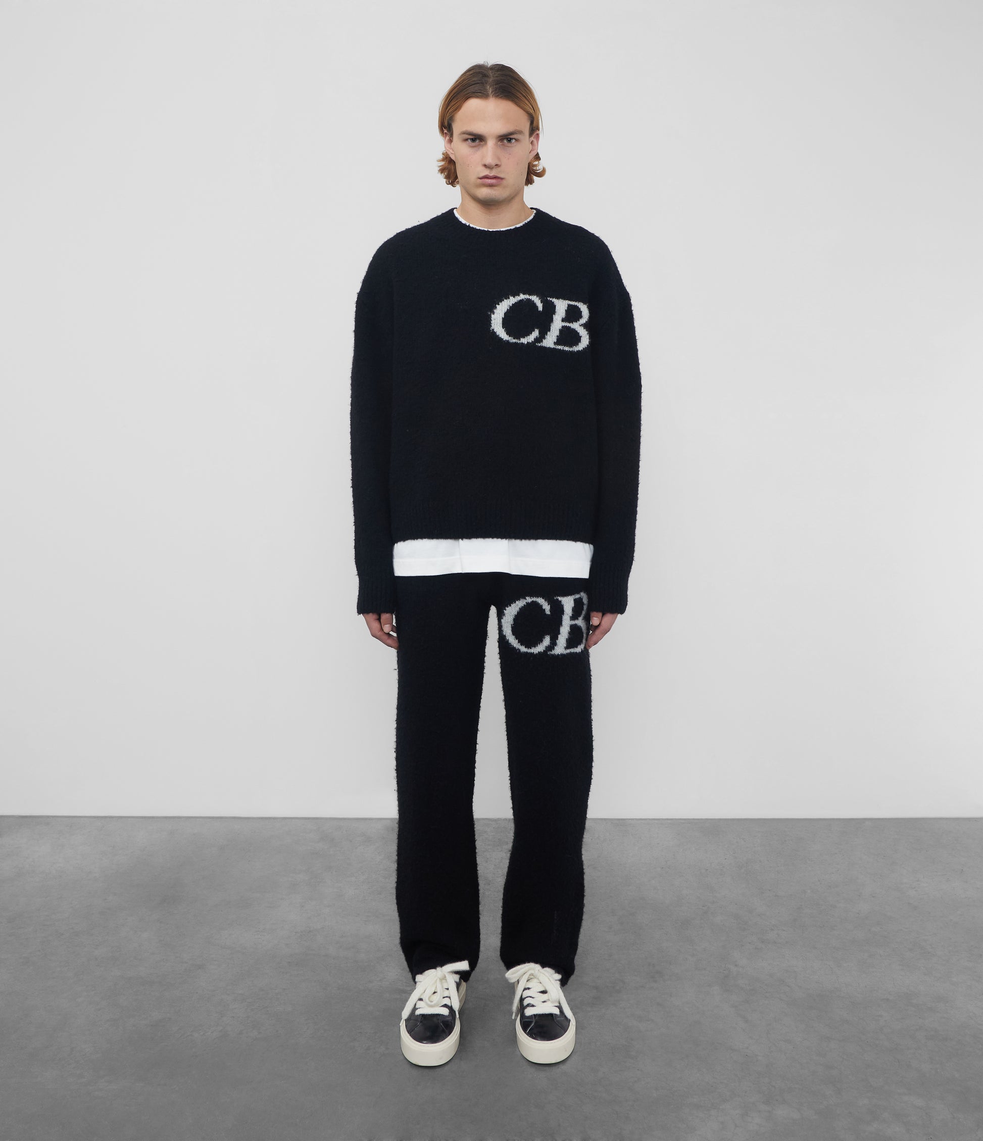 COLE BUXTON LOGO KNIT PANTS Cole Buxton