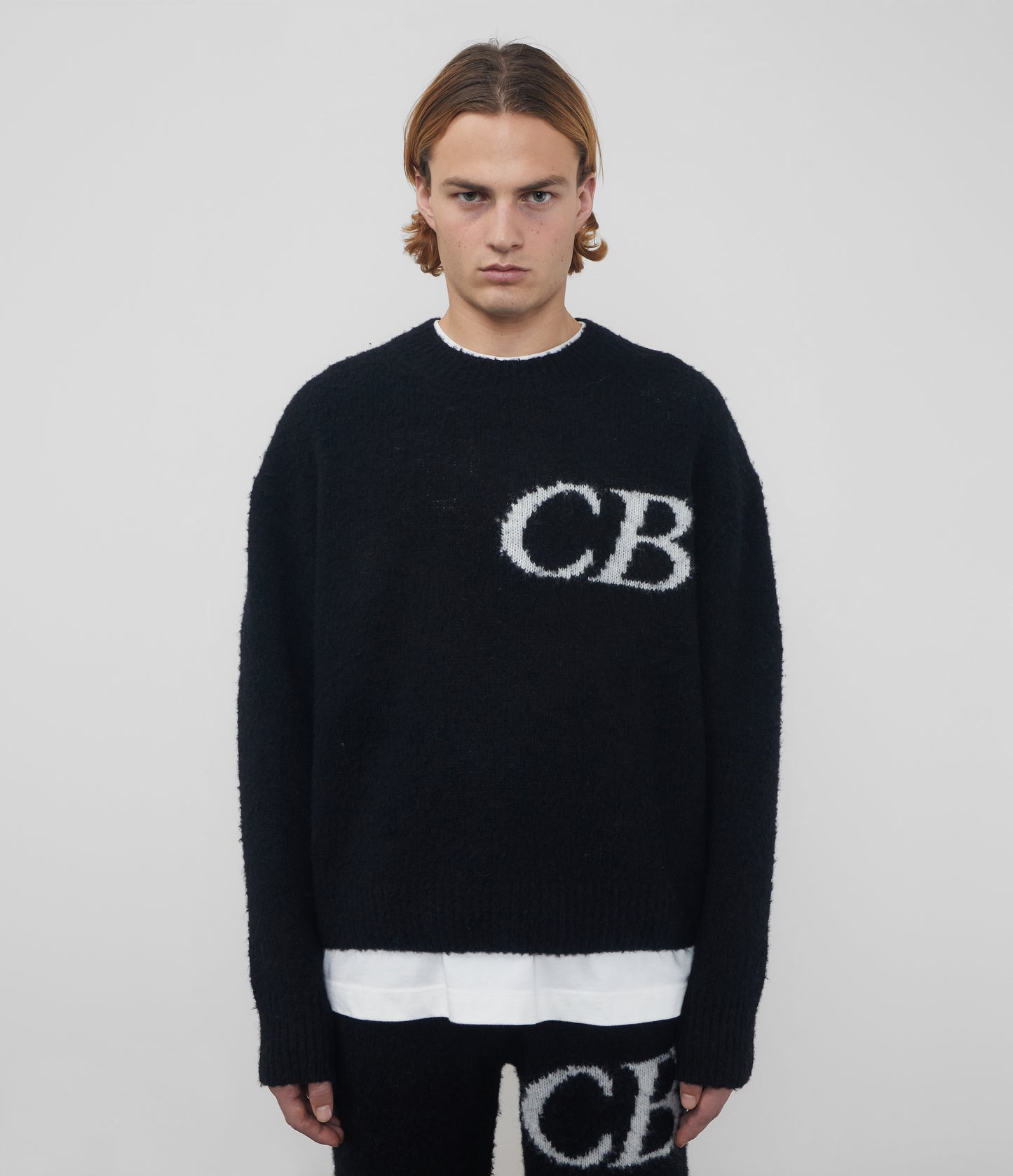 CB LOGO KNIT SWEATER