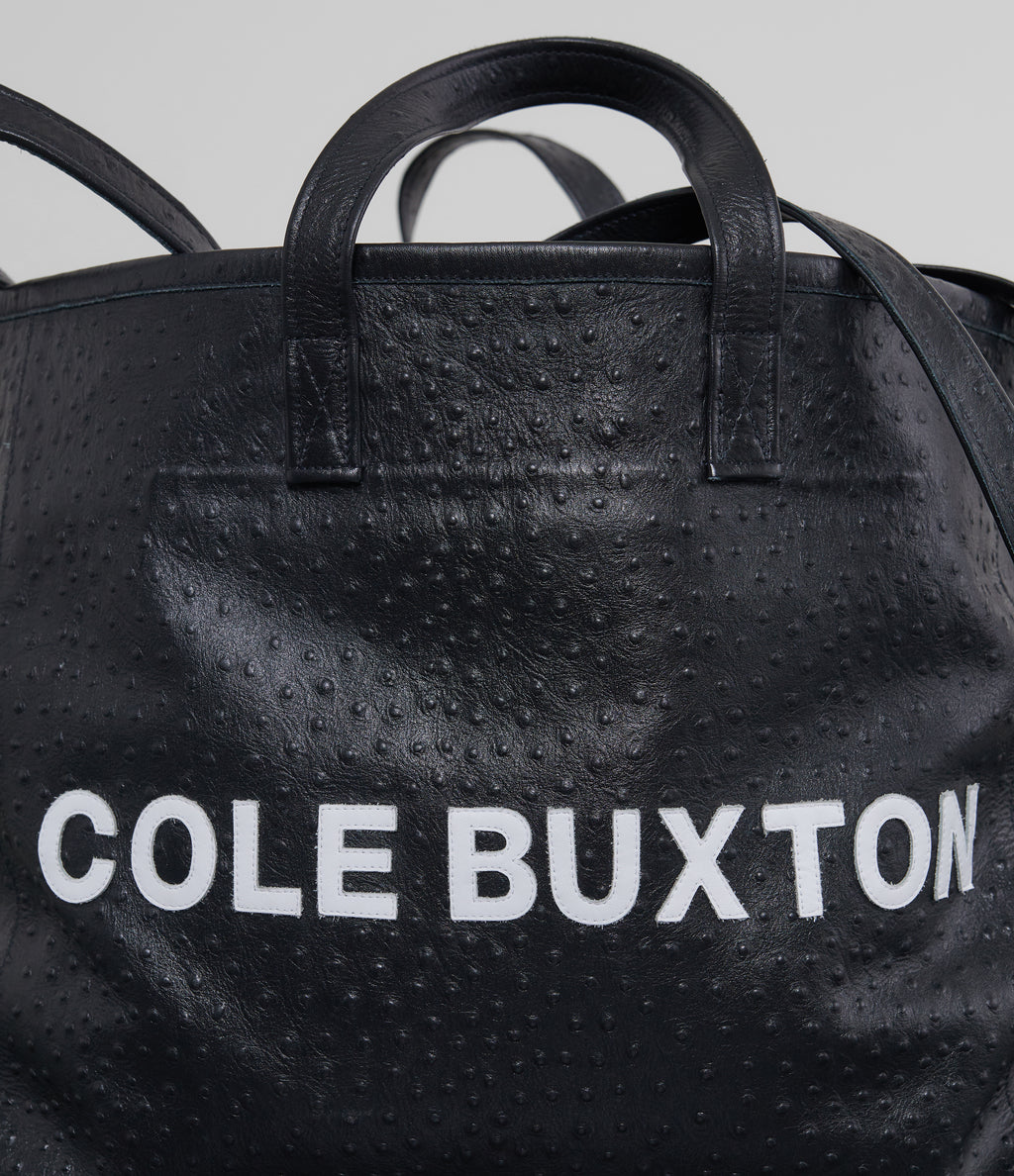 Cole Buxton | Tote Bag | Unisex | One Size Fits All | Leather | Black