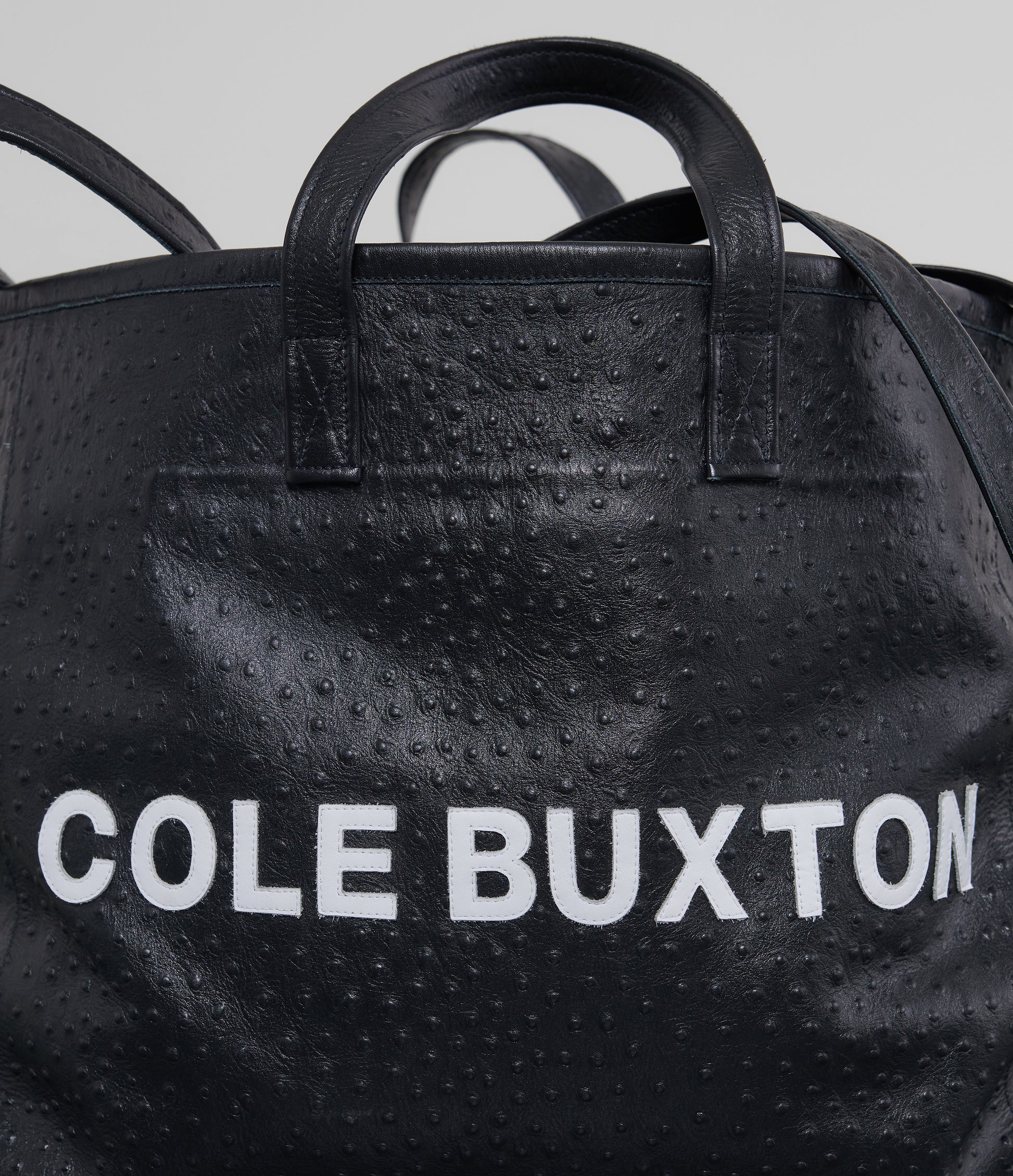 Cole Buxton | Tote Bag | Unisex | One Size Fits All | Leather | Black