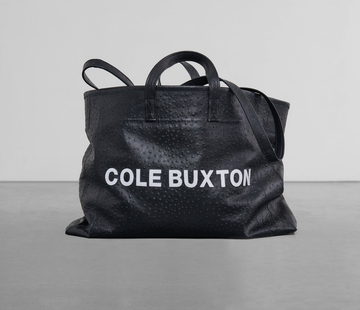 Cole Buxton | Tote Bag | Unisex | One Size Fits All | Leather | Black