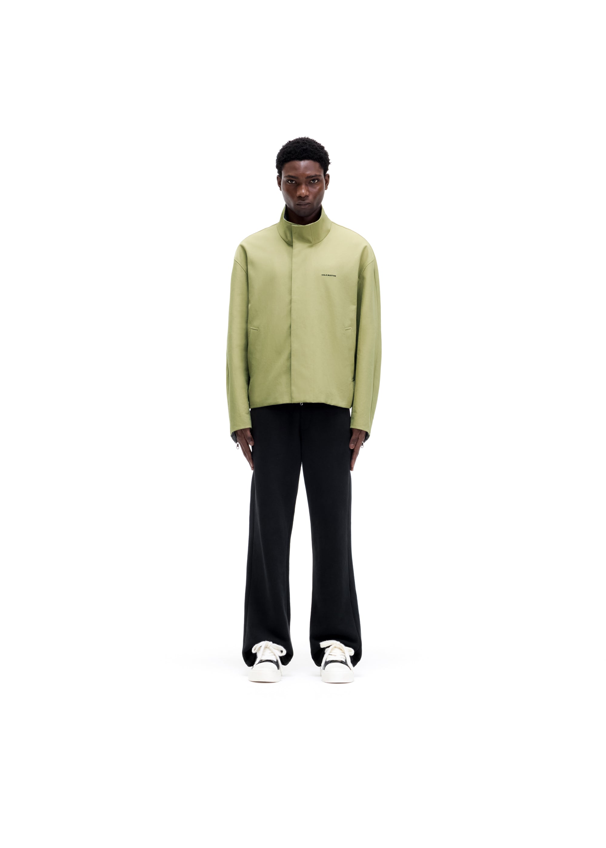 FUNNEL NECK MINI LOGO JACKET