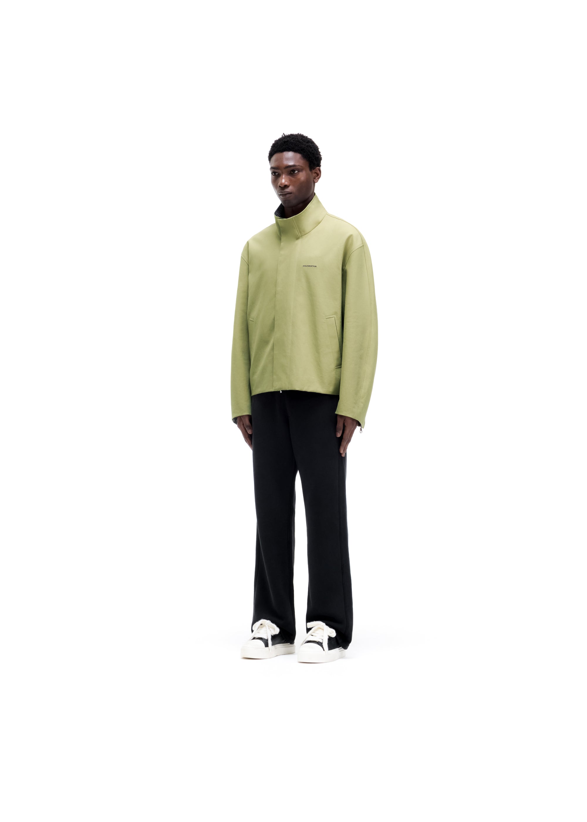 FUNNEL NECK MINI LOGO JACKET
