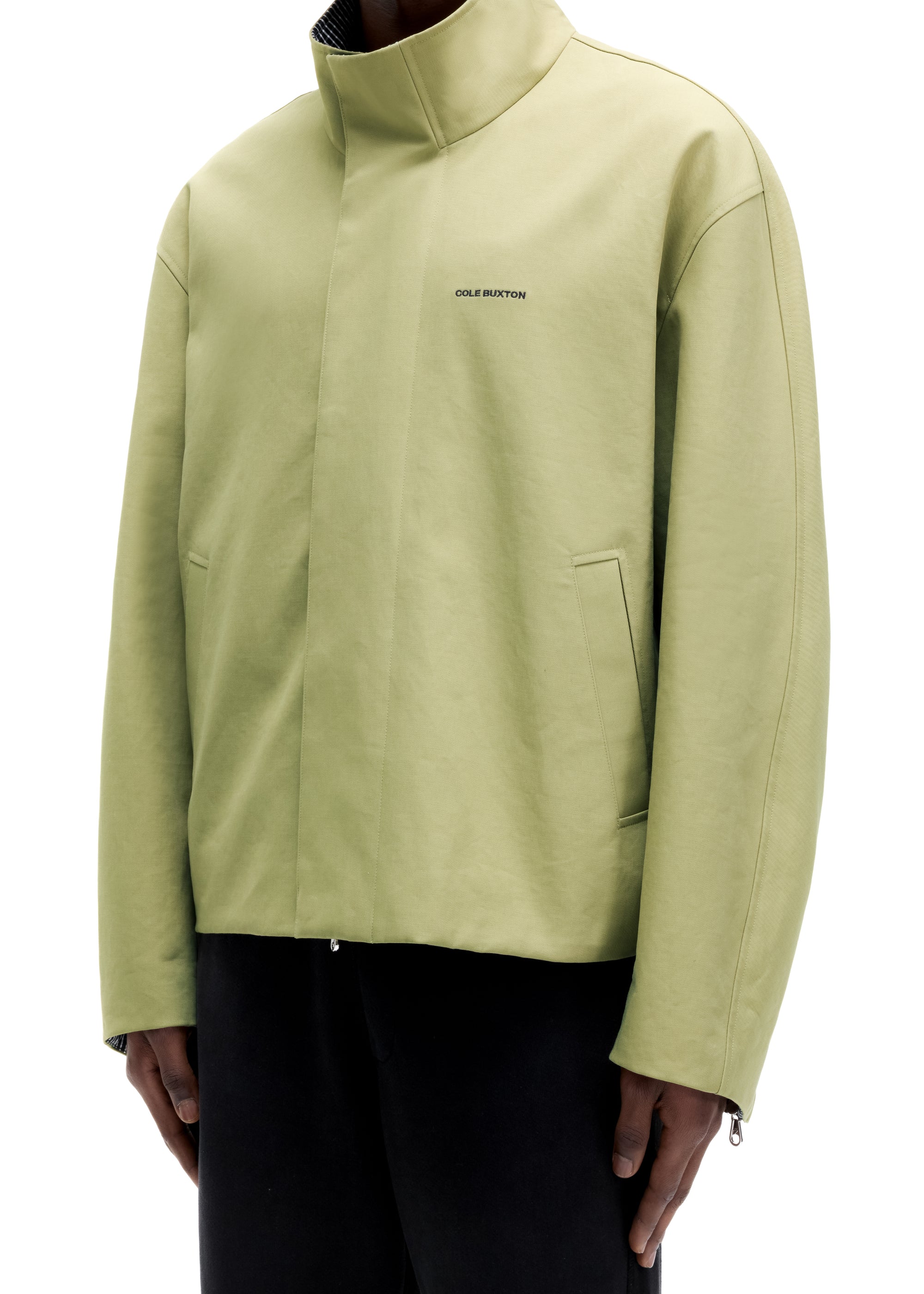 FUNNEL NECK MINI LOGO JACKET
