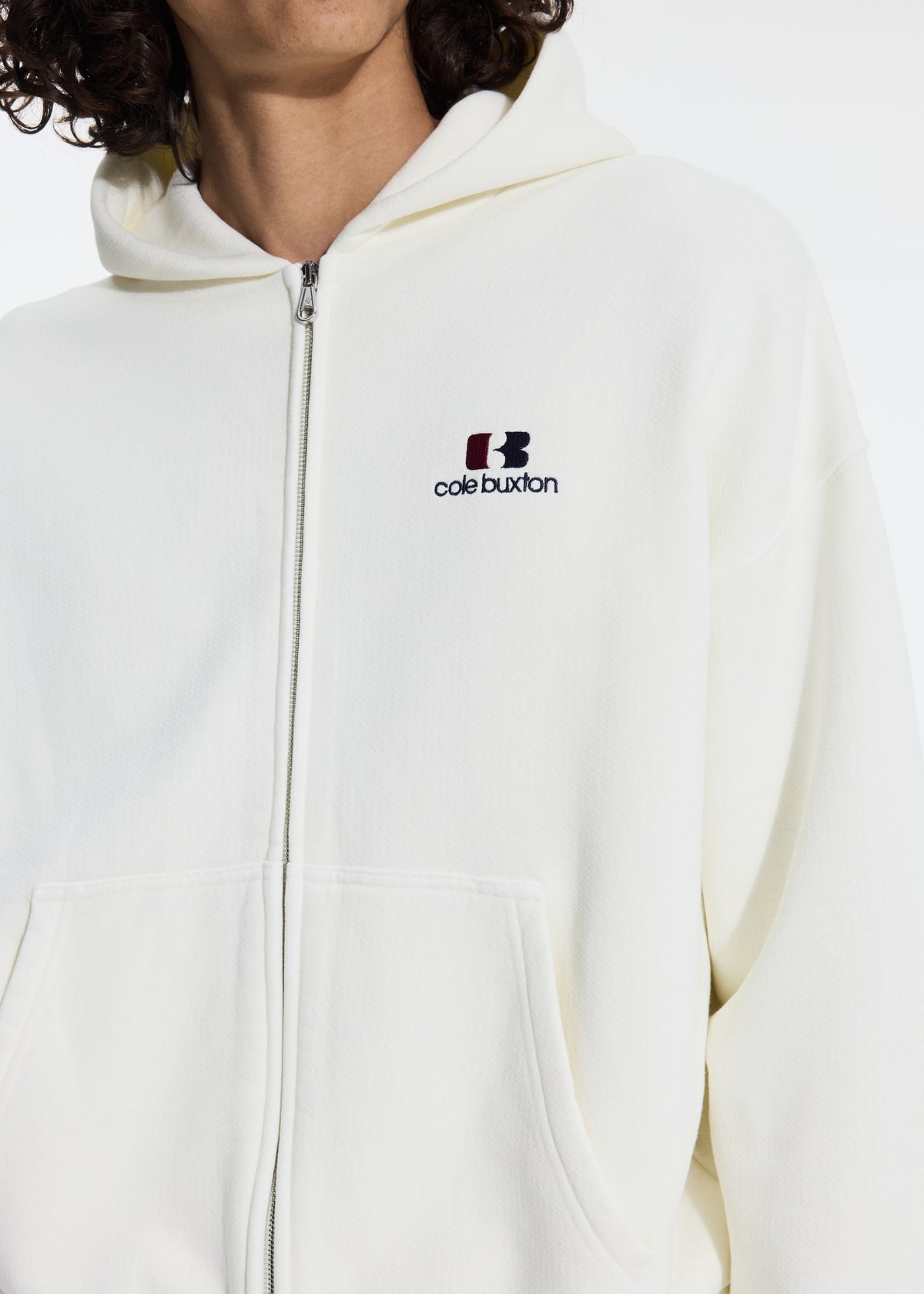 ICON LOGO ZIPPED HOODIE
