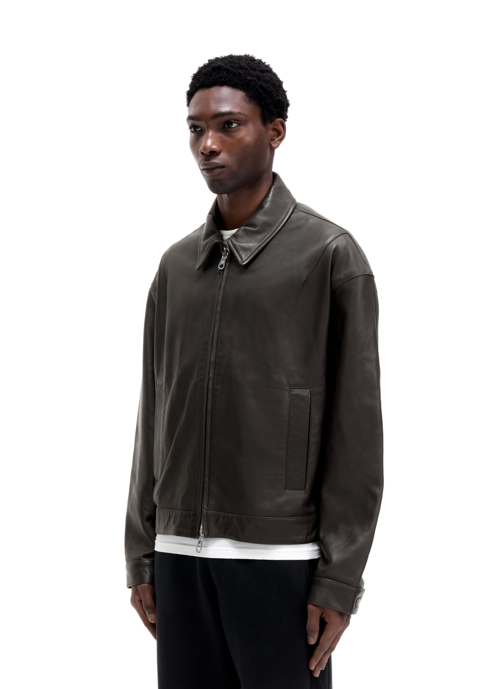 LIGHT LEATHER JACKET