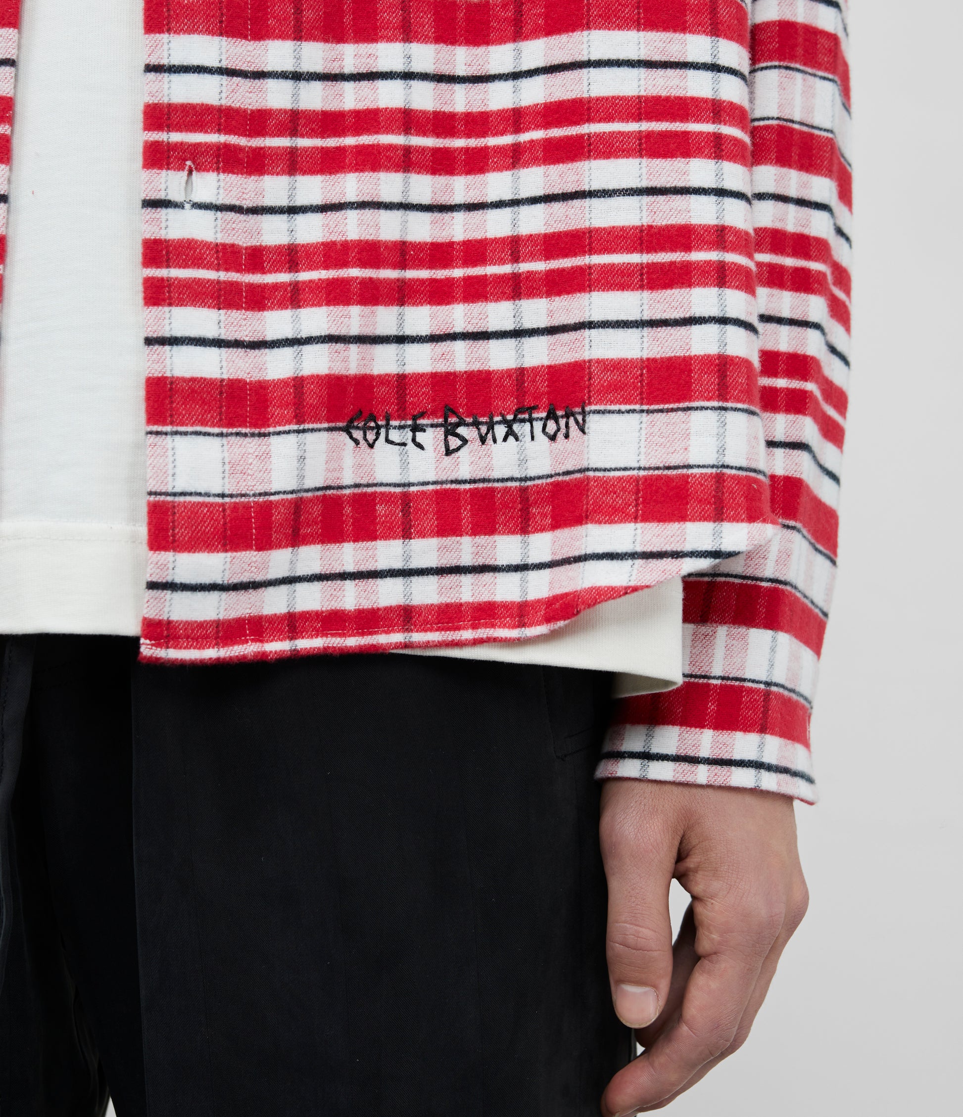 Cole Buxton | Flannel Shirt | Mens | Cotton | Red