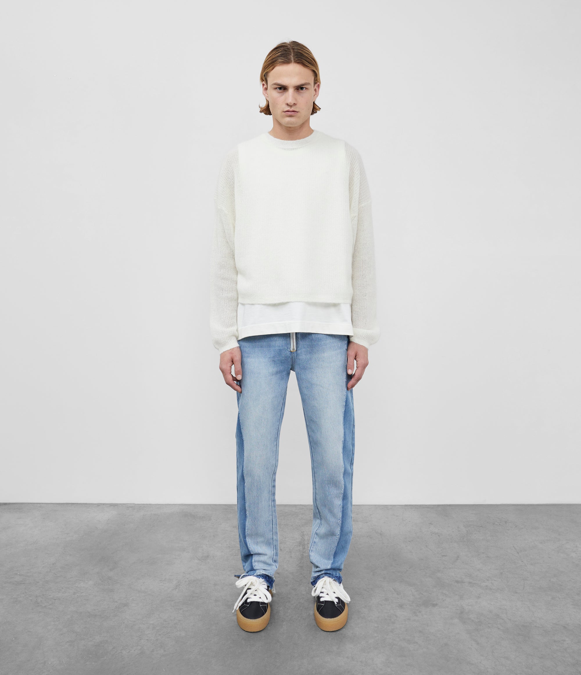 Cole Buxton | Two Tone Denim Jeans | Mens | Blue