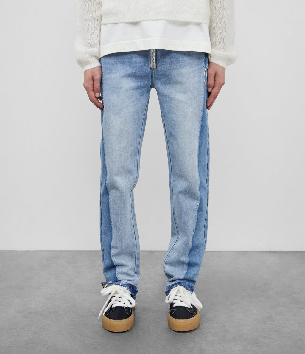 Cole Buxton | Two Tone Denim Jeans | Mens | Blue