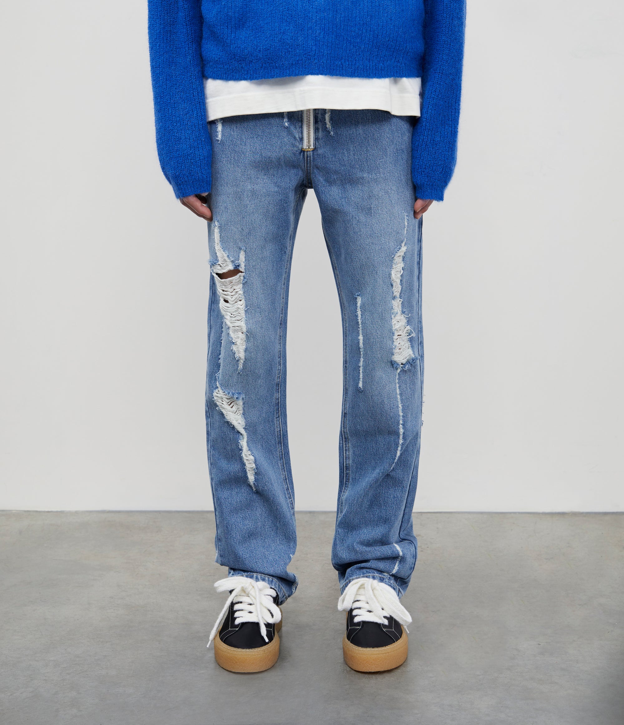 Cole Buxton | Distressed Denim Jeans | Men's | Blue