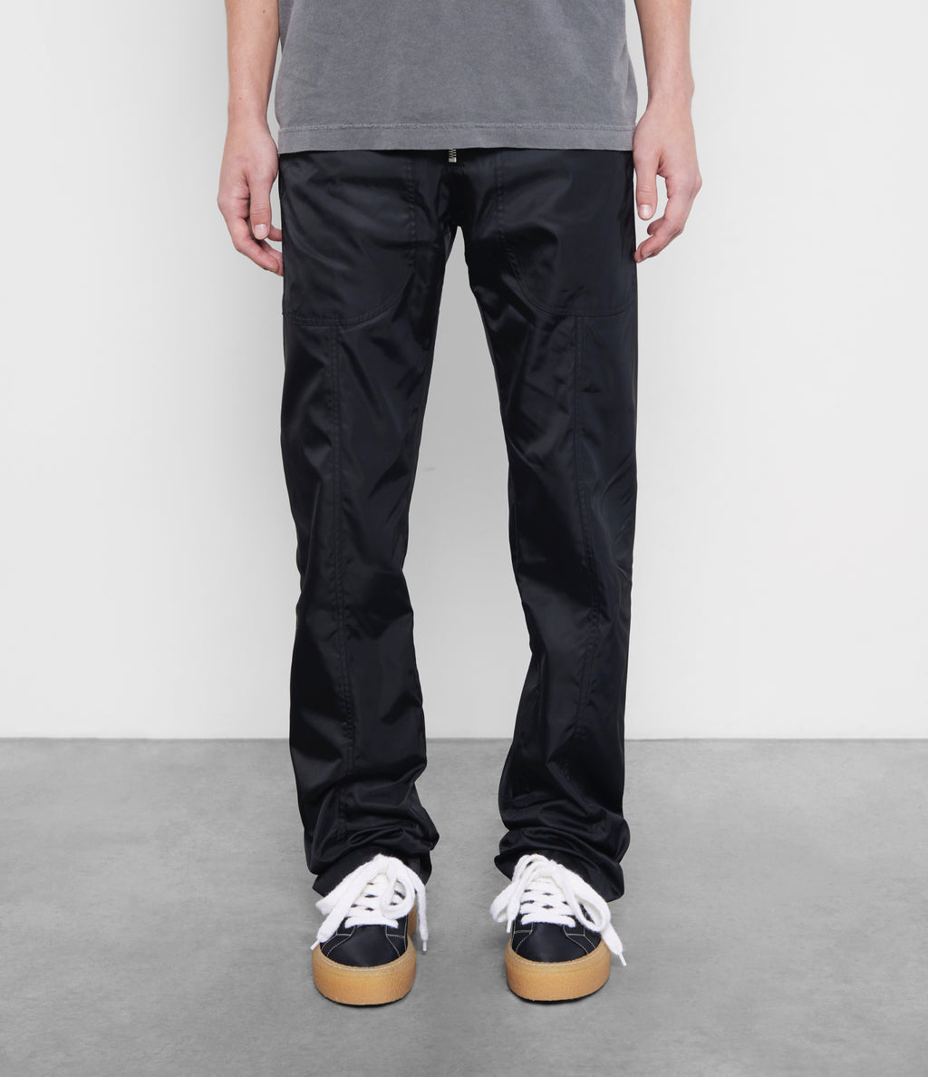 Cole Buxton | Distressed Stacked Carpenter Pants | Mens | Denim | Black