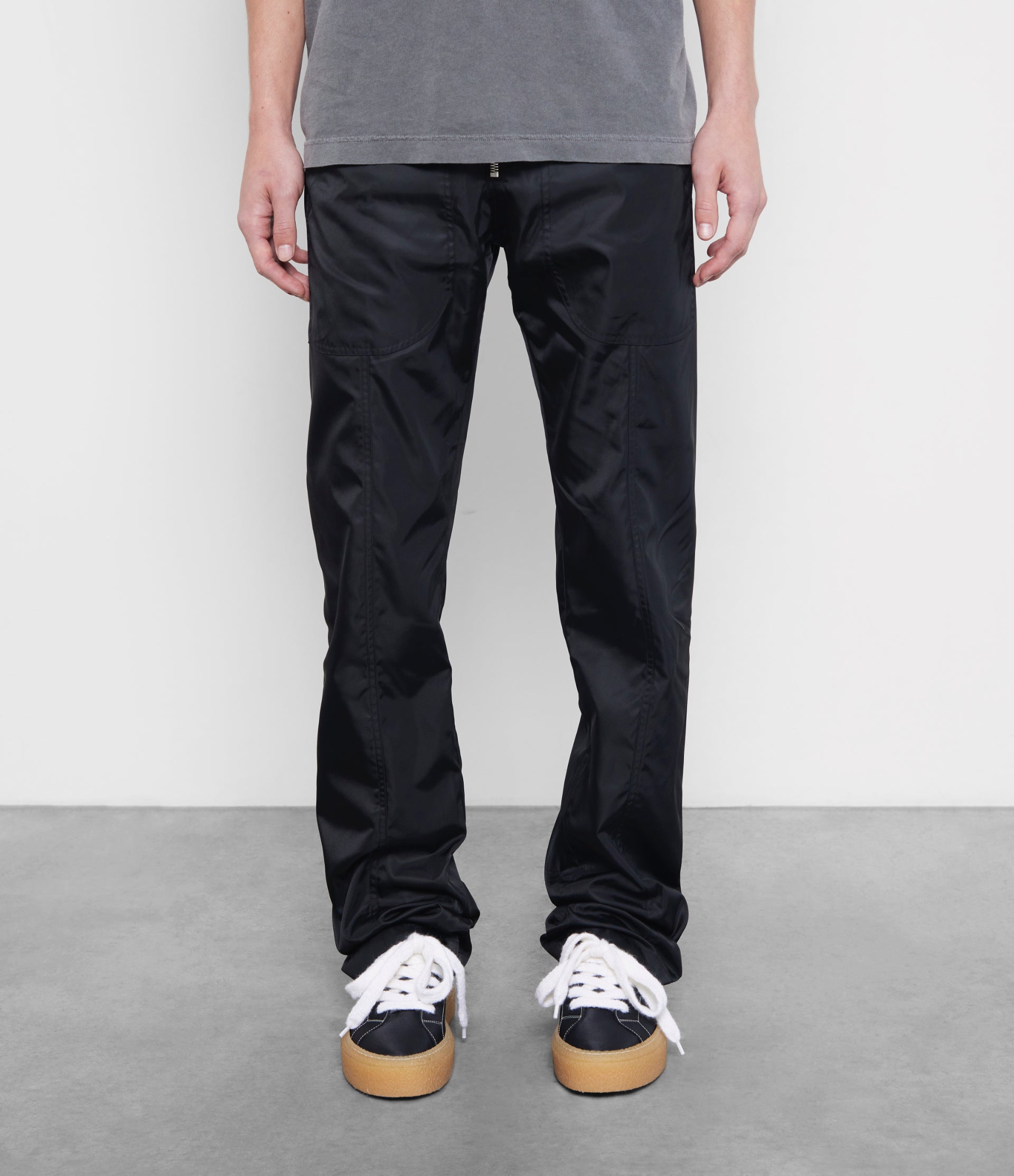 Cole Buxton | Distressed Stacked Carpenter Pants | Mens | Denim | Black