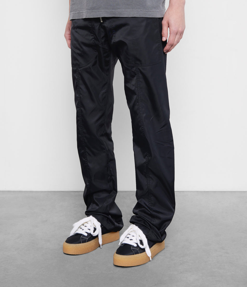 Cole Buxton | Distressed Stacked Carpenter Pants | Mens | Denim | Black