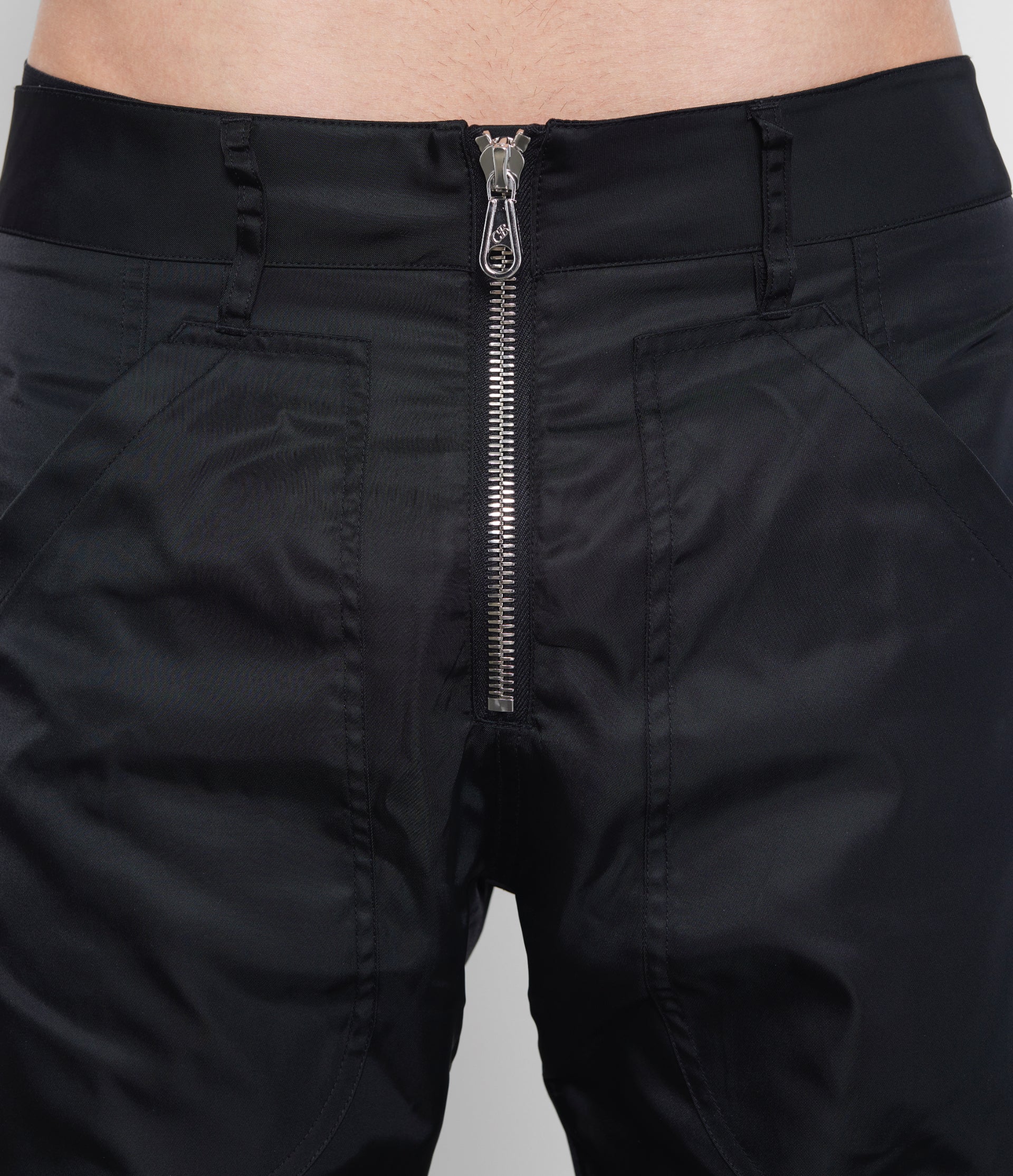 Cole Buxton | Distressed Stacked Carpenter Pants | Mens | Denim | Black