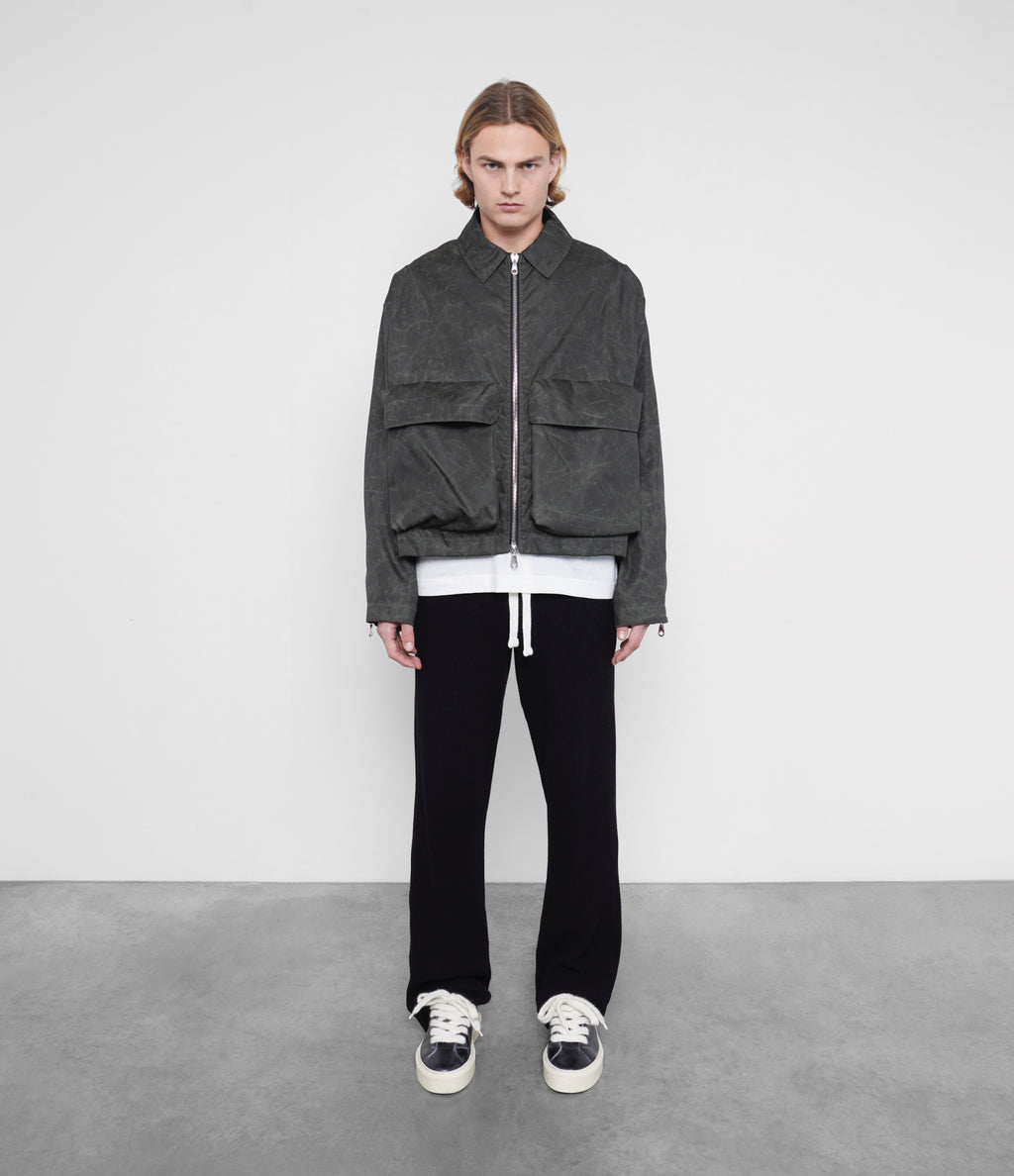 Cole Buxton | Combat Jacket | Mens | Italian Nylon | Dark Green