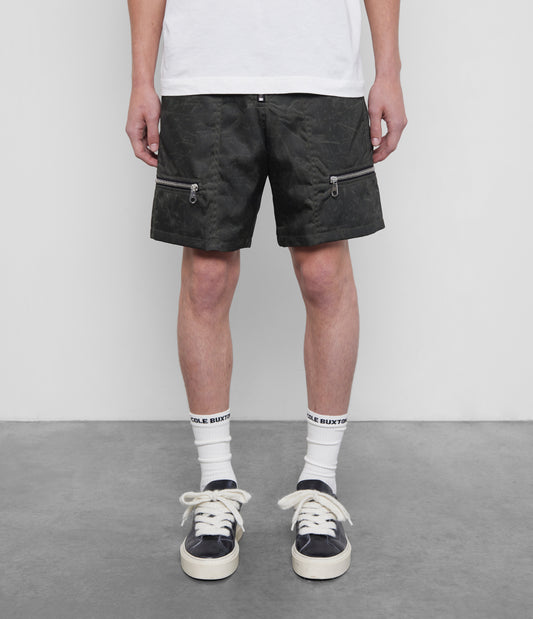 Cole Buxton | Combat Shorts | Mens | Italian Nylon | Dark Green