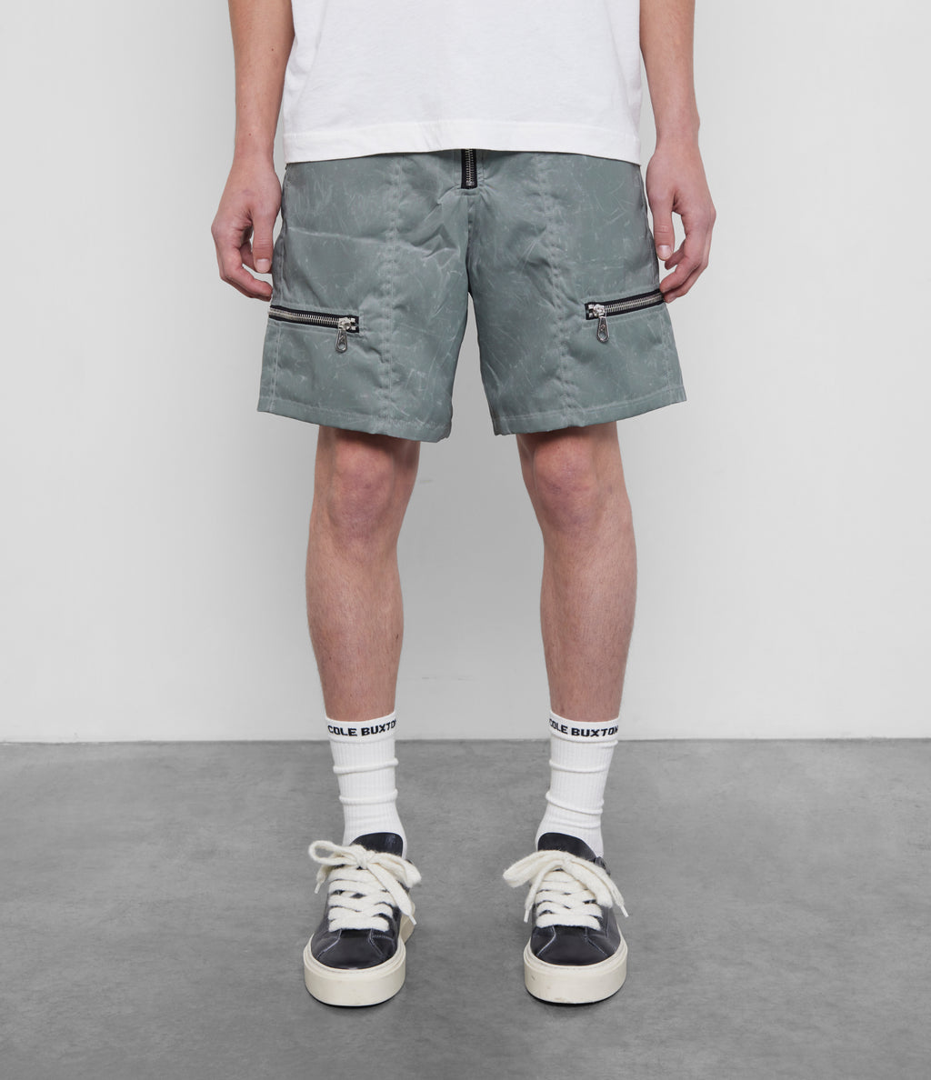Cole Buxton | Combat Shorts | Mens | Italian Nylon | Olive Green